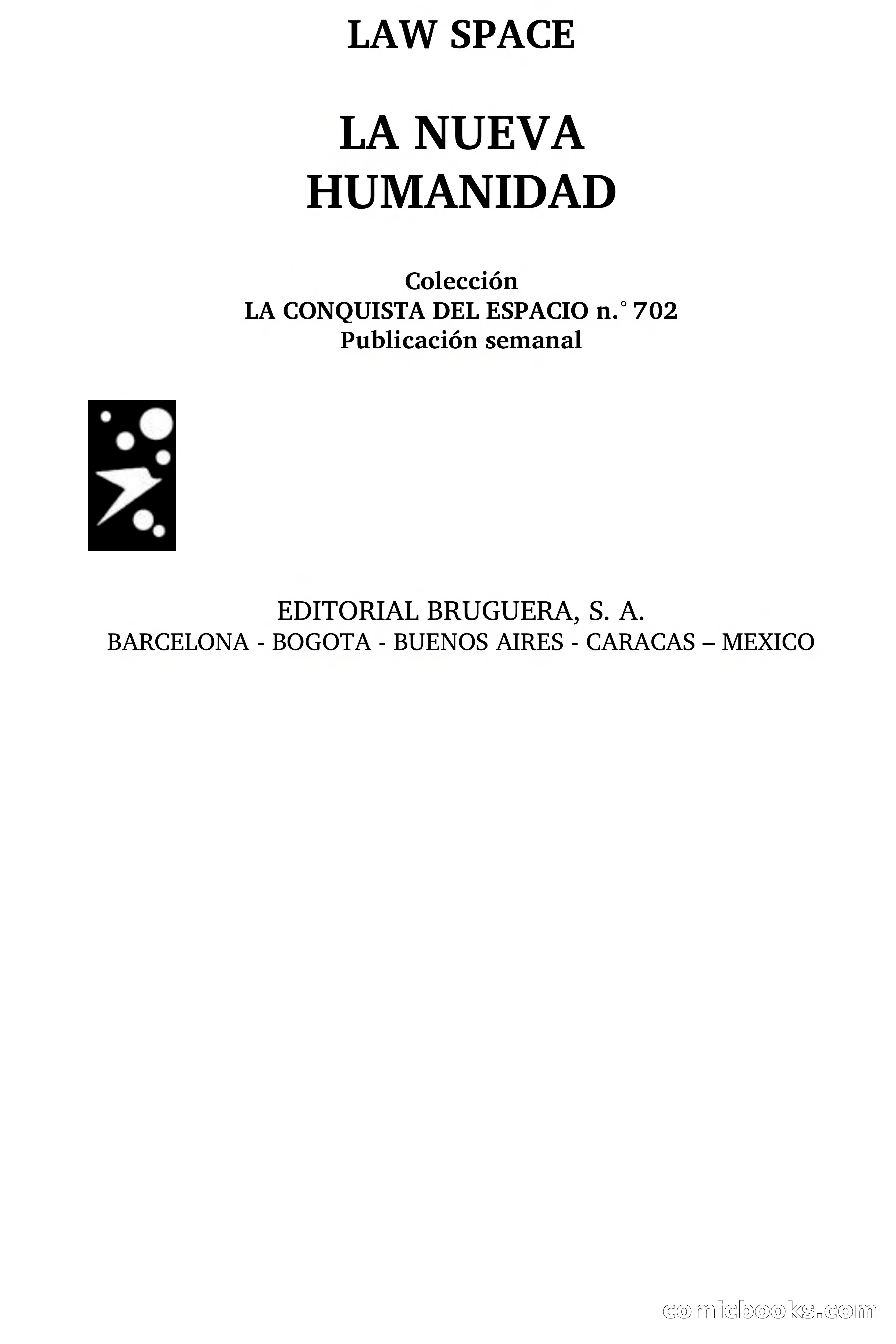 Law Space: La nueva humanidad — page 4 of 63