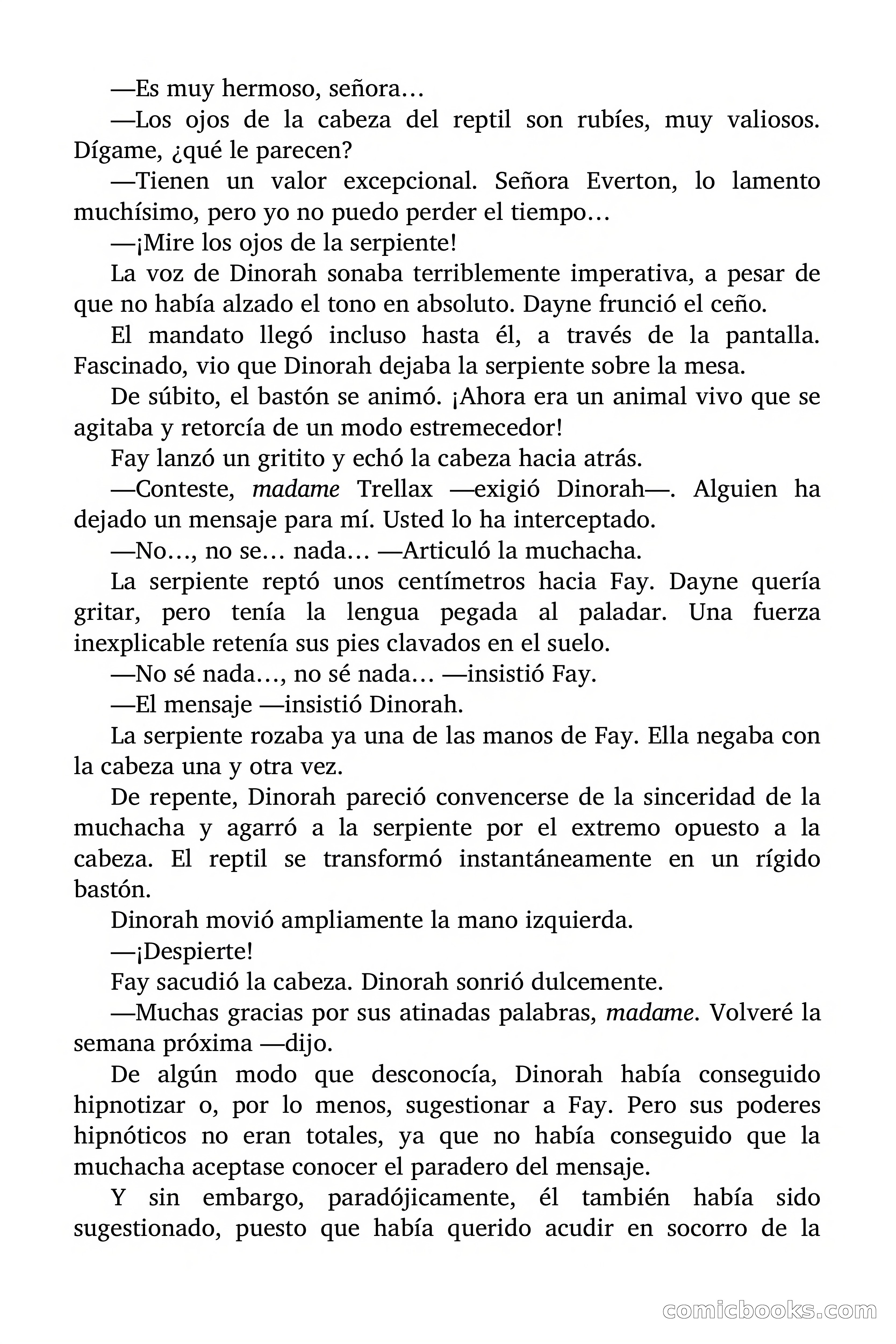 La madre de las serpientes (The Mother of Serpents) — page 28 of 91