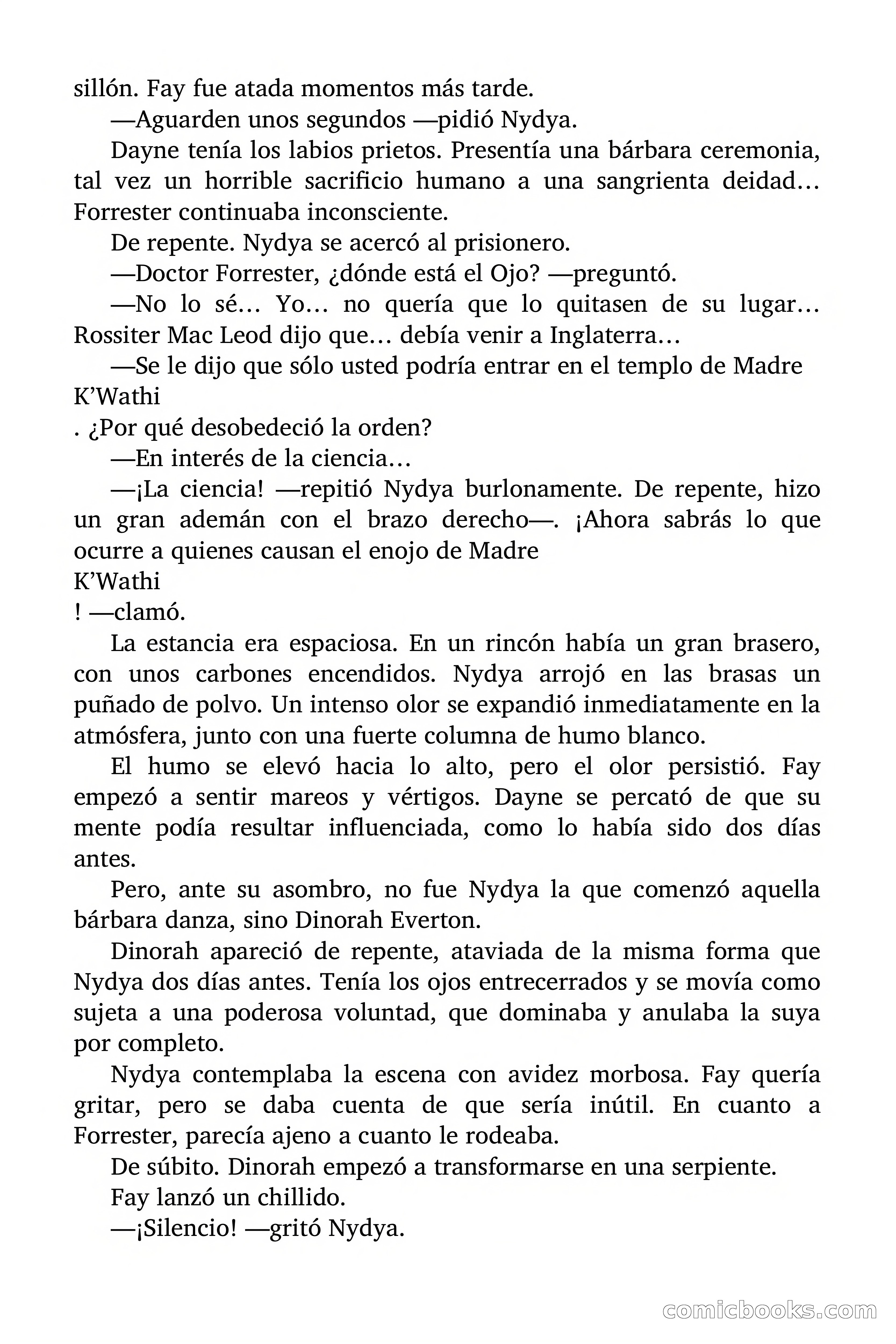 La madre de las serpientes (The Mother of Serpents) — page 45 of 91
