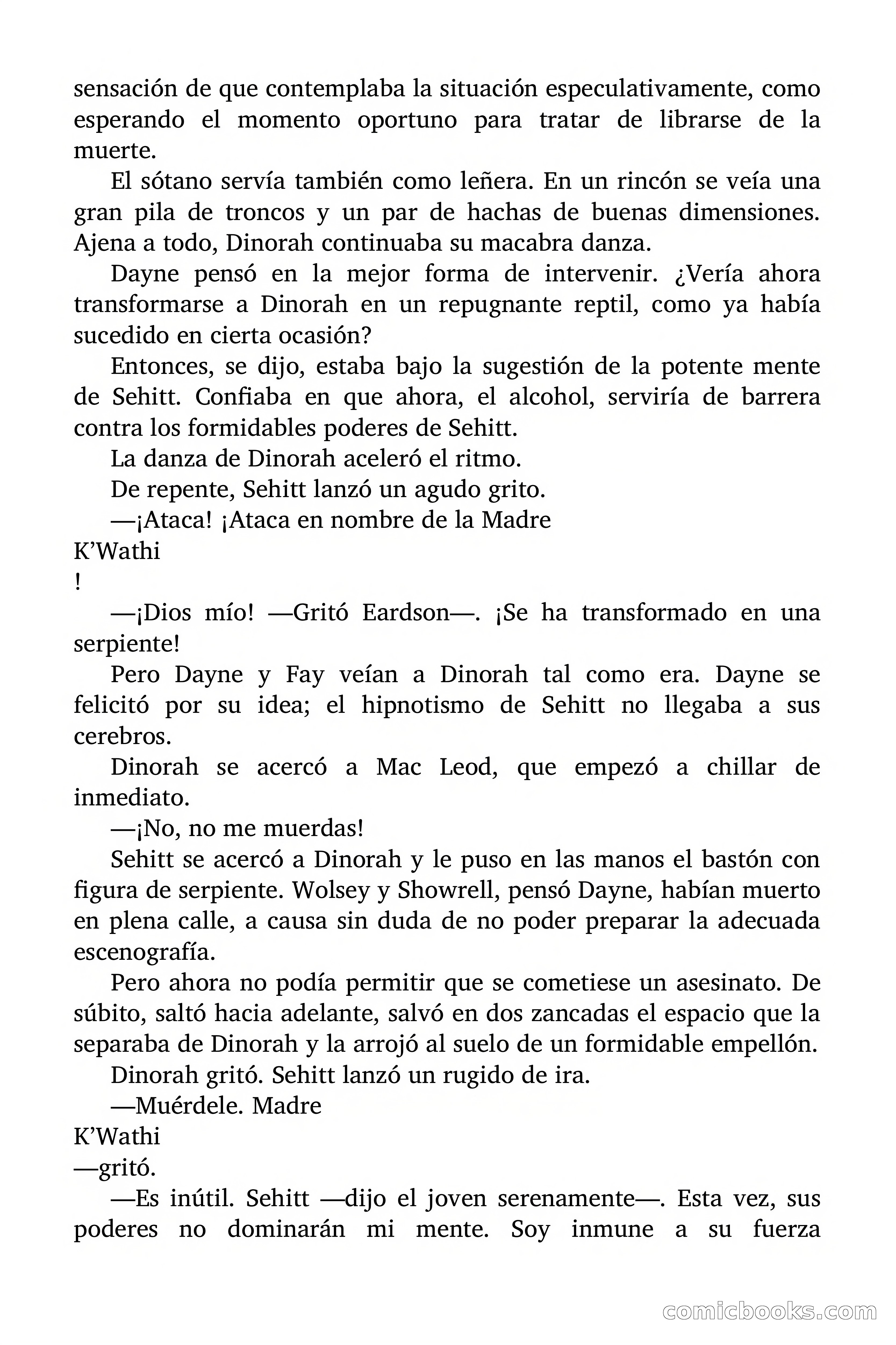 La madre de las serpientes (The Mother of Serpents) — page 85 of 91