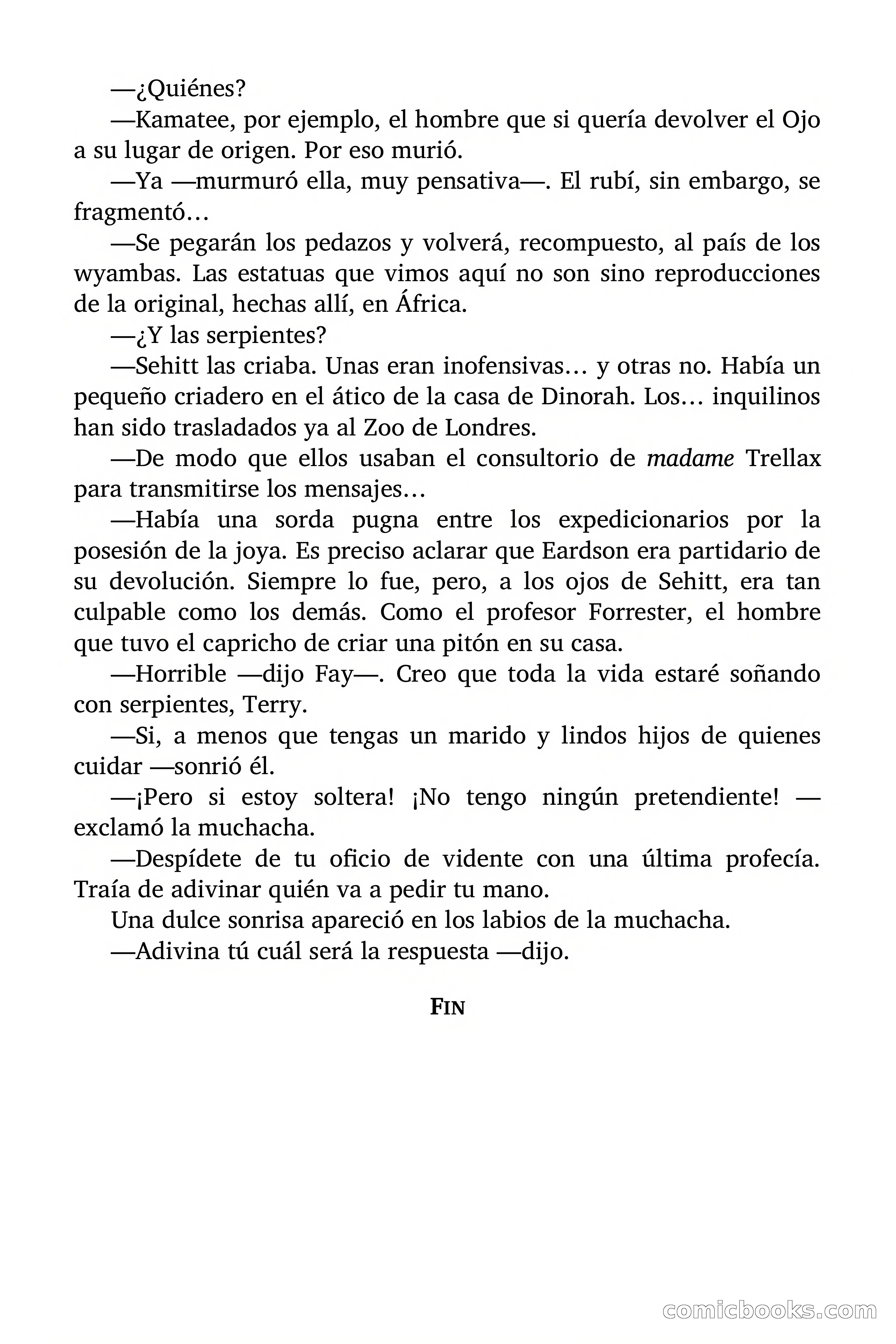 La madre de las serpientes (The Mother of Serpents) — page 89 of 91