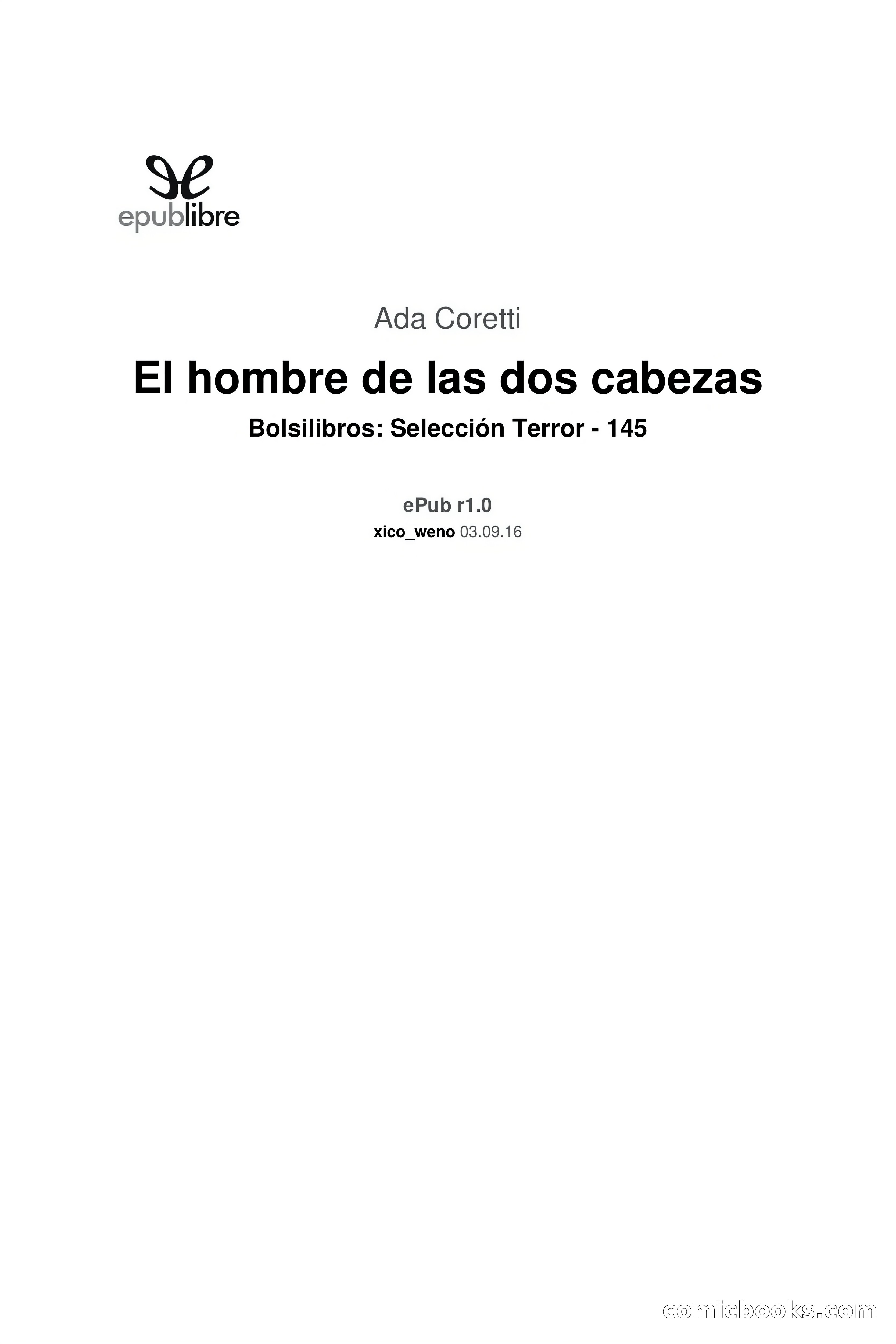 El hombre de las dos cabezas — page 3 of 79