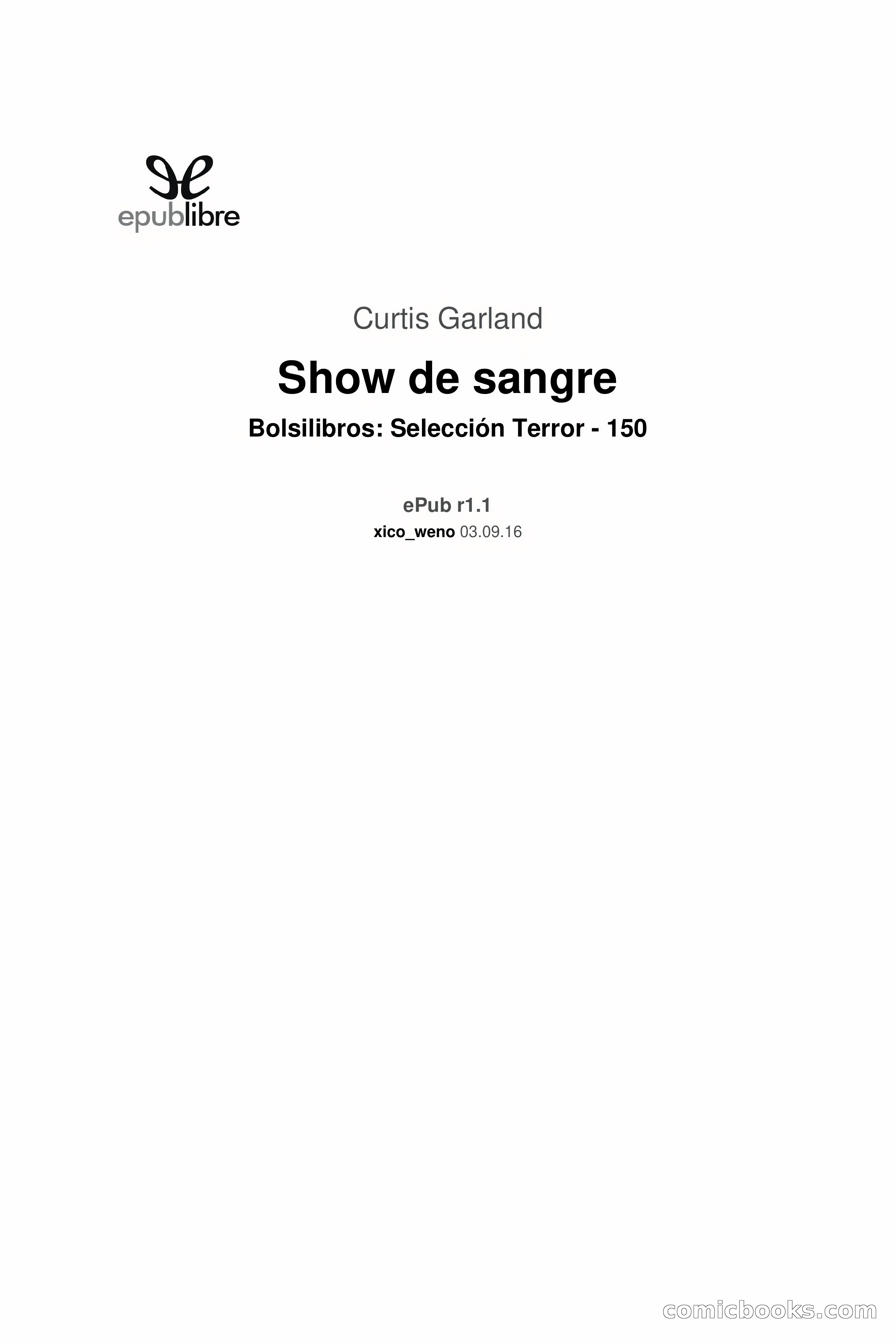 Selección Terror: Show de sangre — page 3 of 92