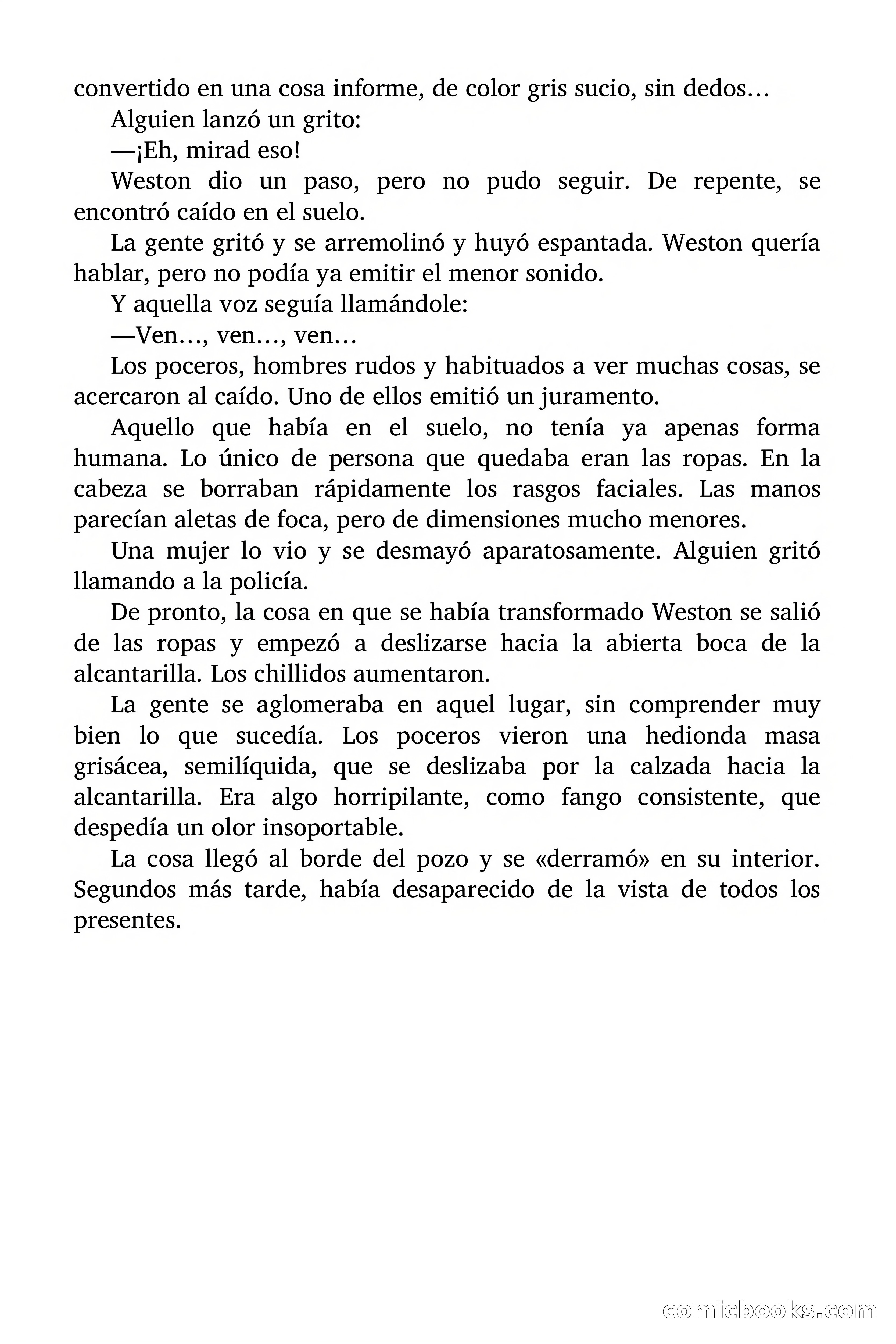 Selección Terror: Algo Horrible en la Ciénaga — page 18 of 89