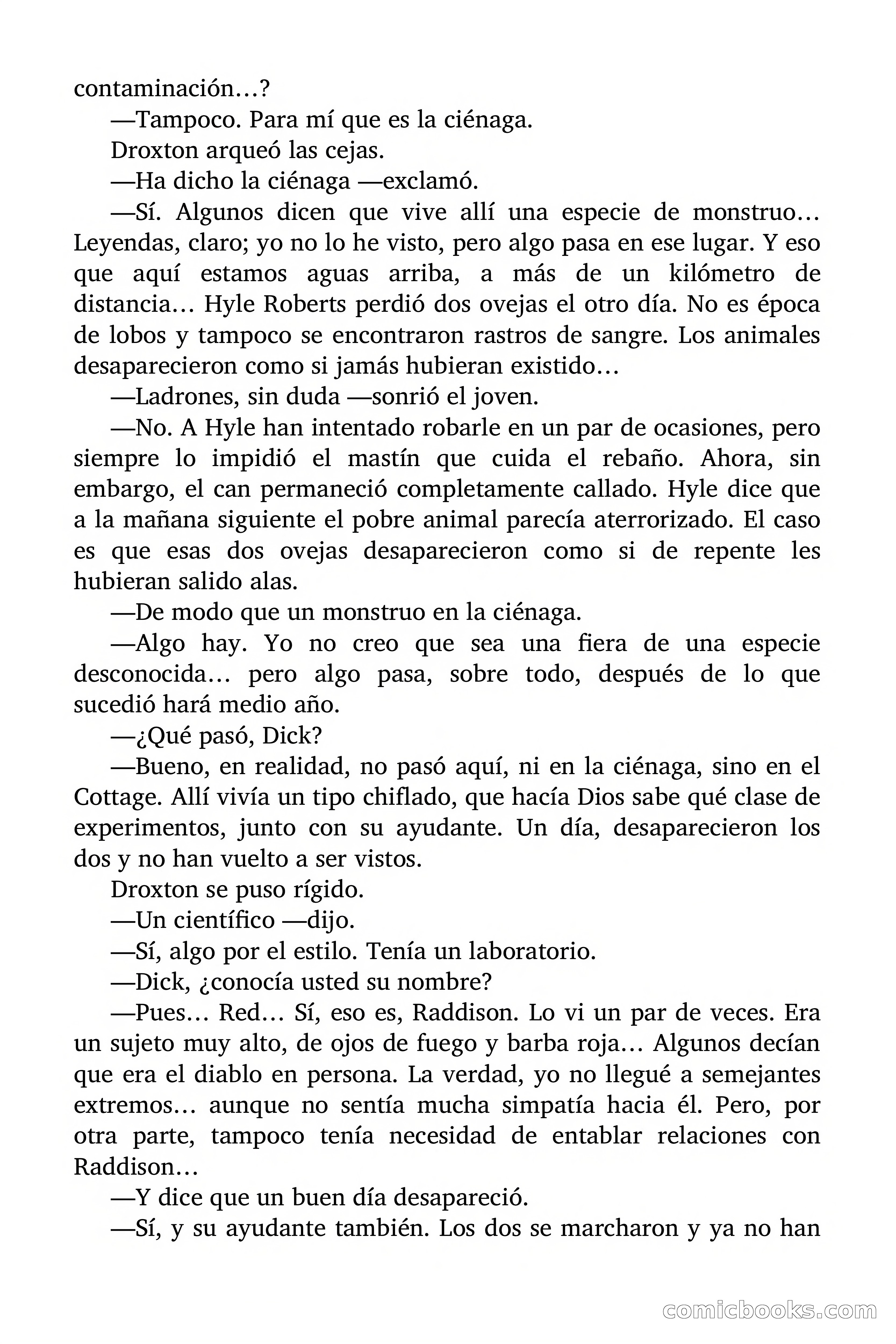 Selección Terror: Algo Horrible en la Ciénaga — page 54 of 89