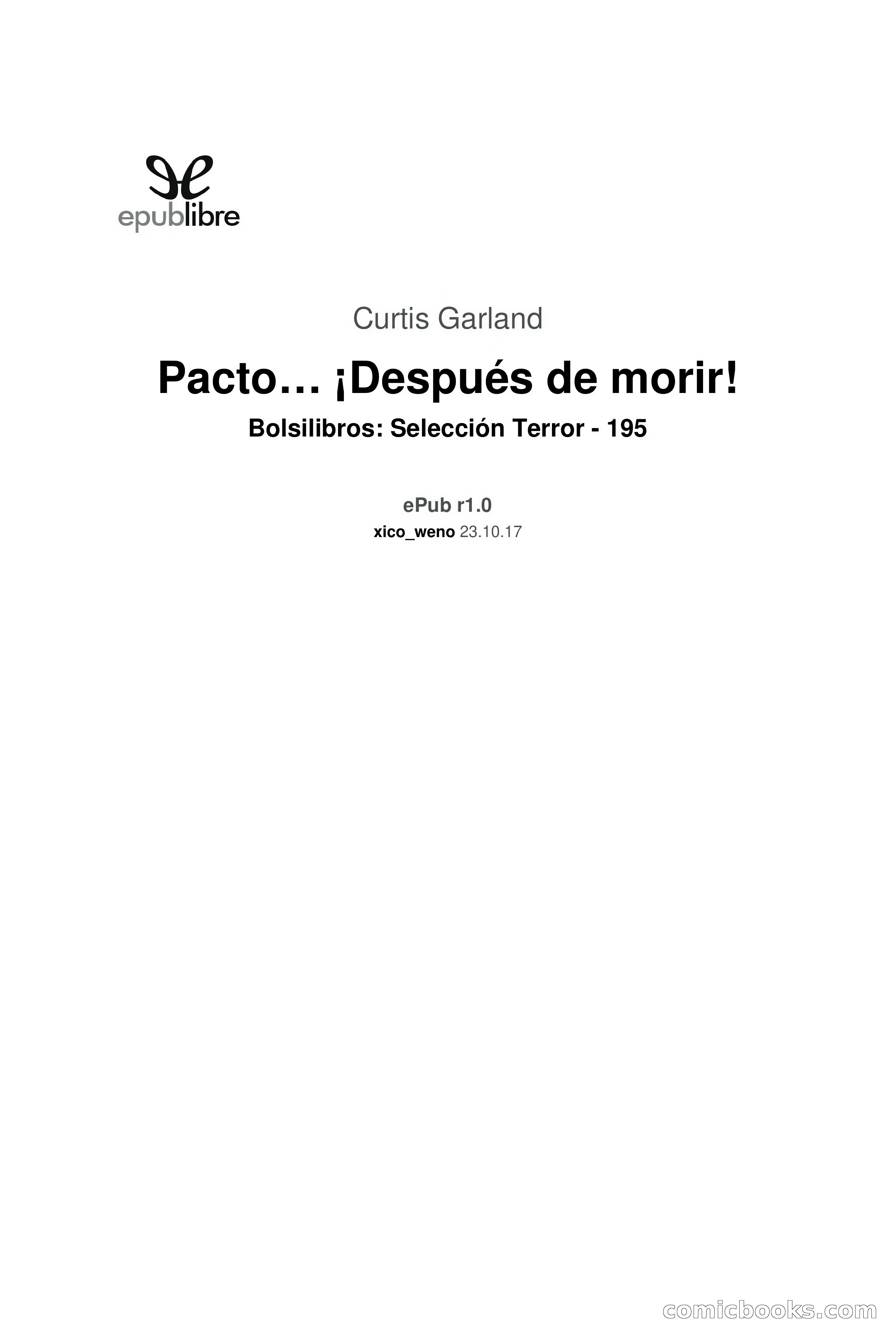 Selección Terror: Pacto… ¡Después de morir! — page 3 of 92