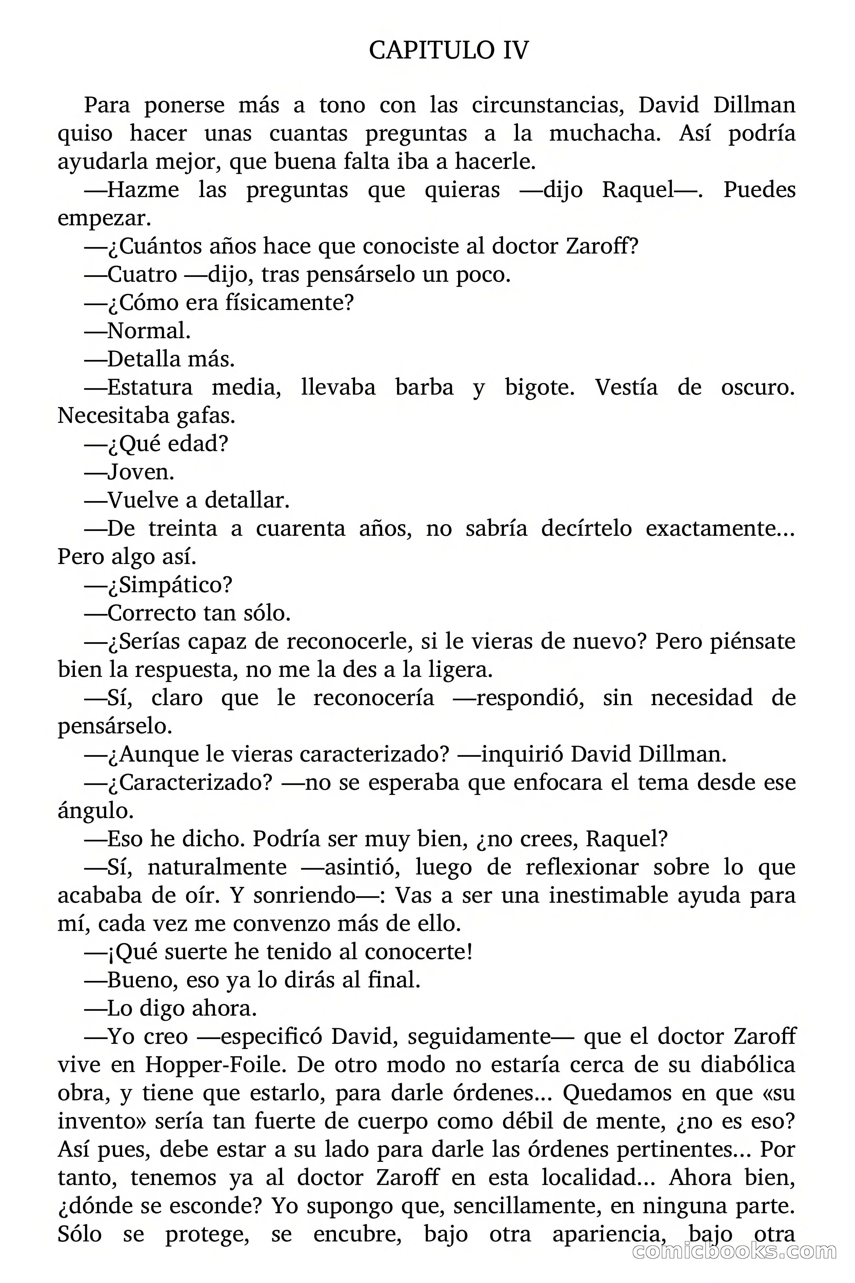 Selección Terror: El Diabólico Doctor Zaroff — page 25 of 69