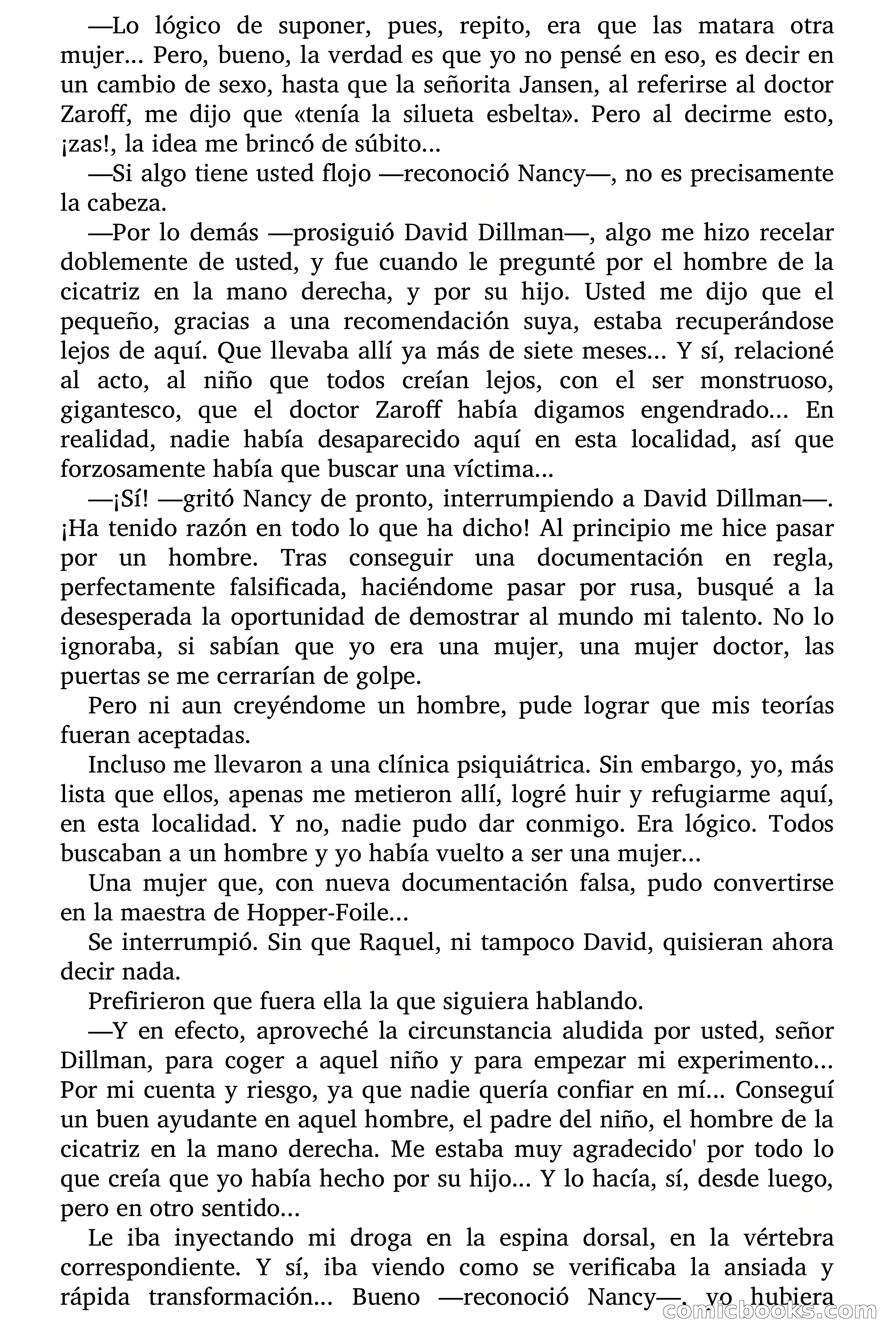 Selección Terror: El Diabólico Doctor Zaroff — page 64 of 69