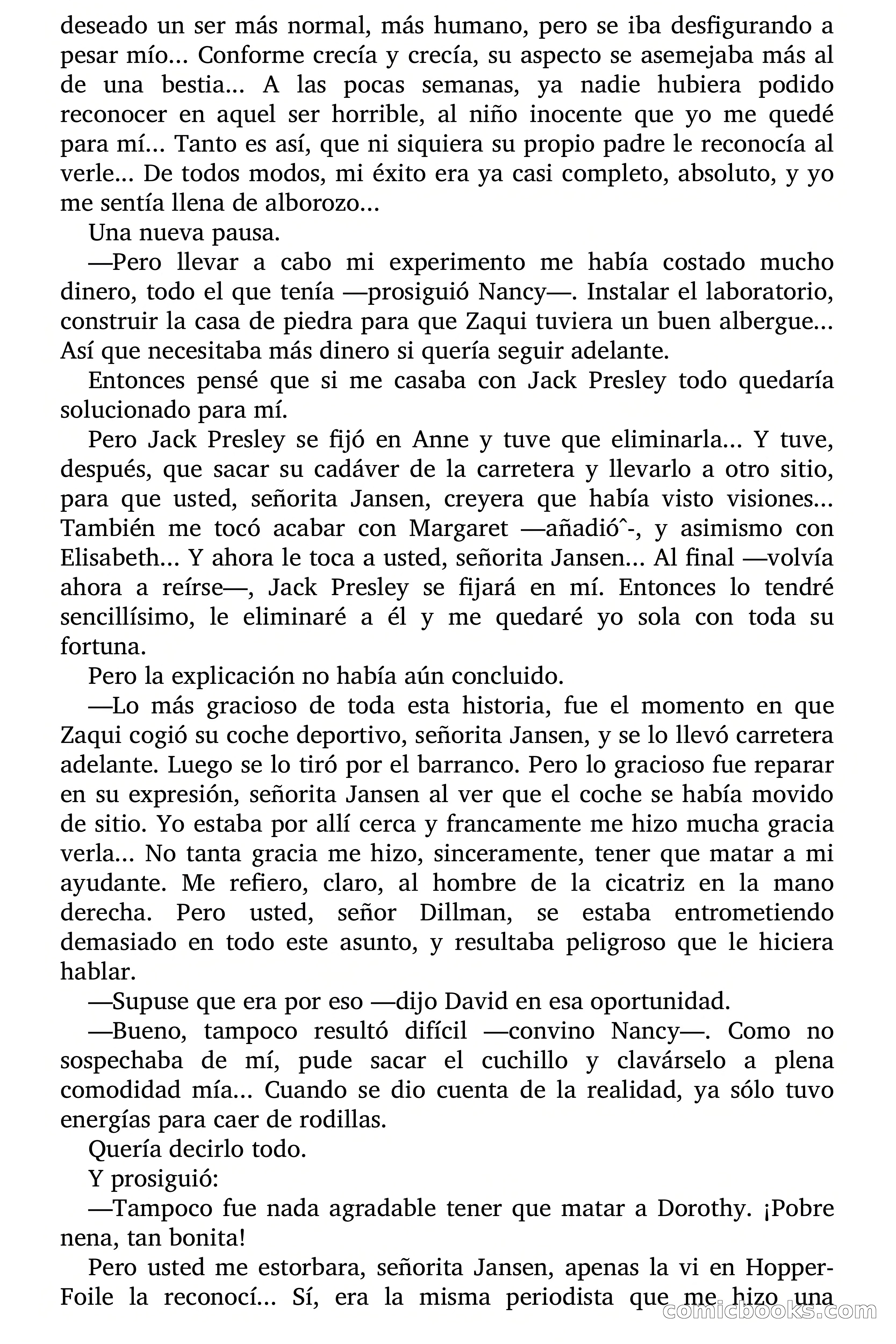 Selección Terror: El Diabólico Doctor Zaroff — page 65 of 69