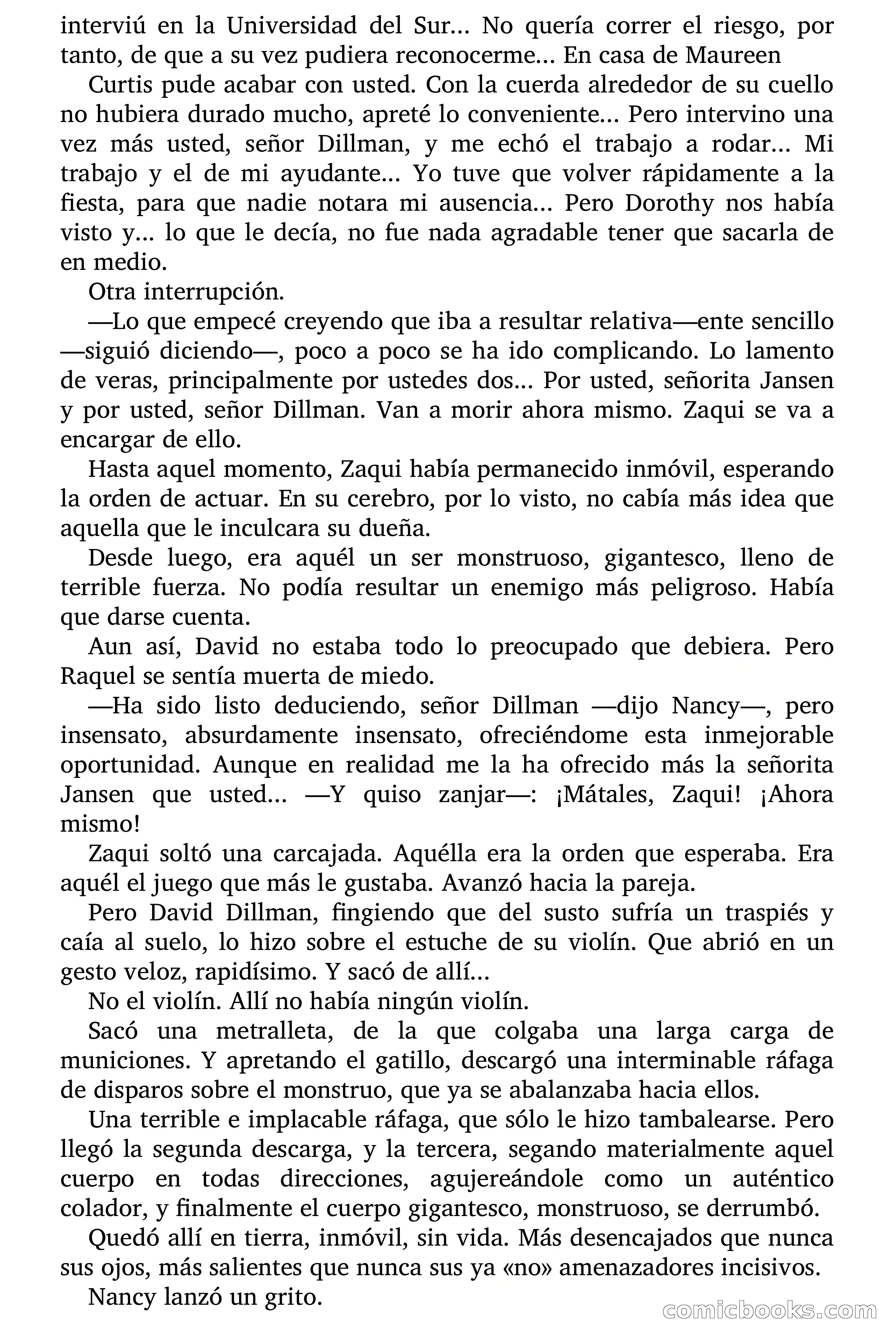Selección Terror: El Diabólico Doctor Zaroff — page 66 of 69