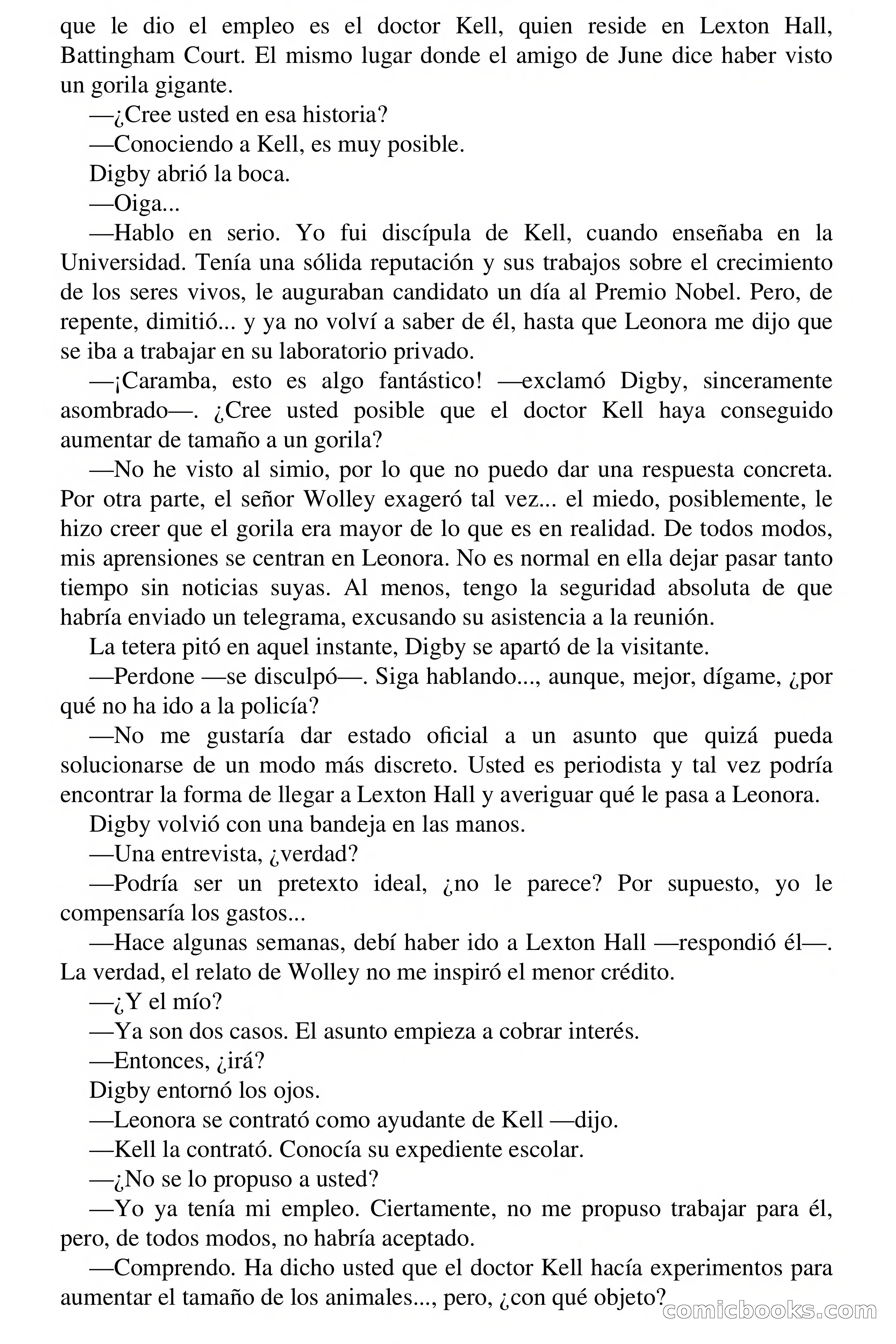 Selección Terror: El Diabólico Doctor Kell — page 21 of 74