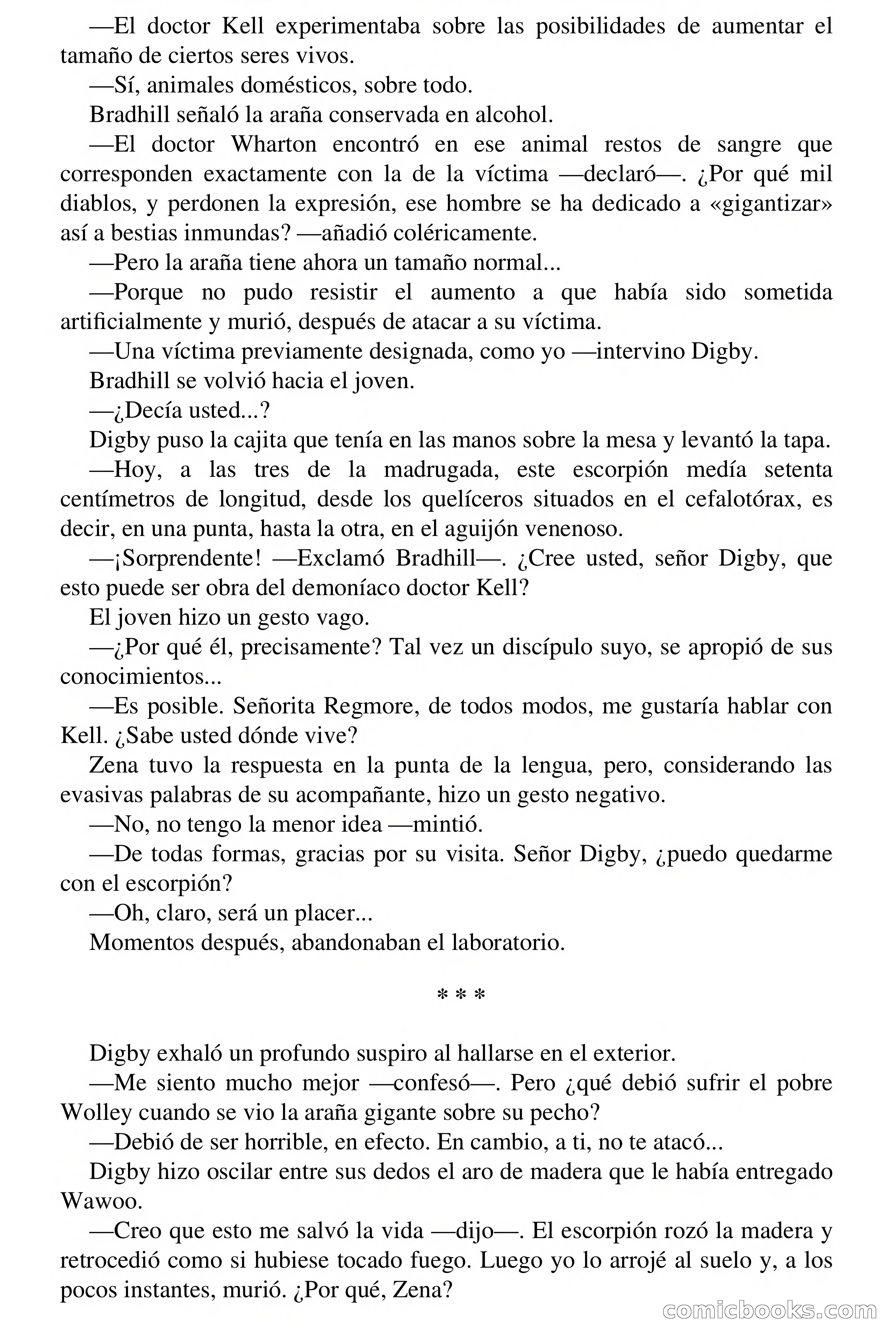 Selección Terror: El Diabólico Doctor Kell — page 52 of 74