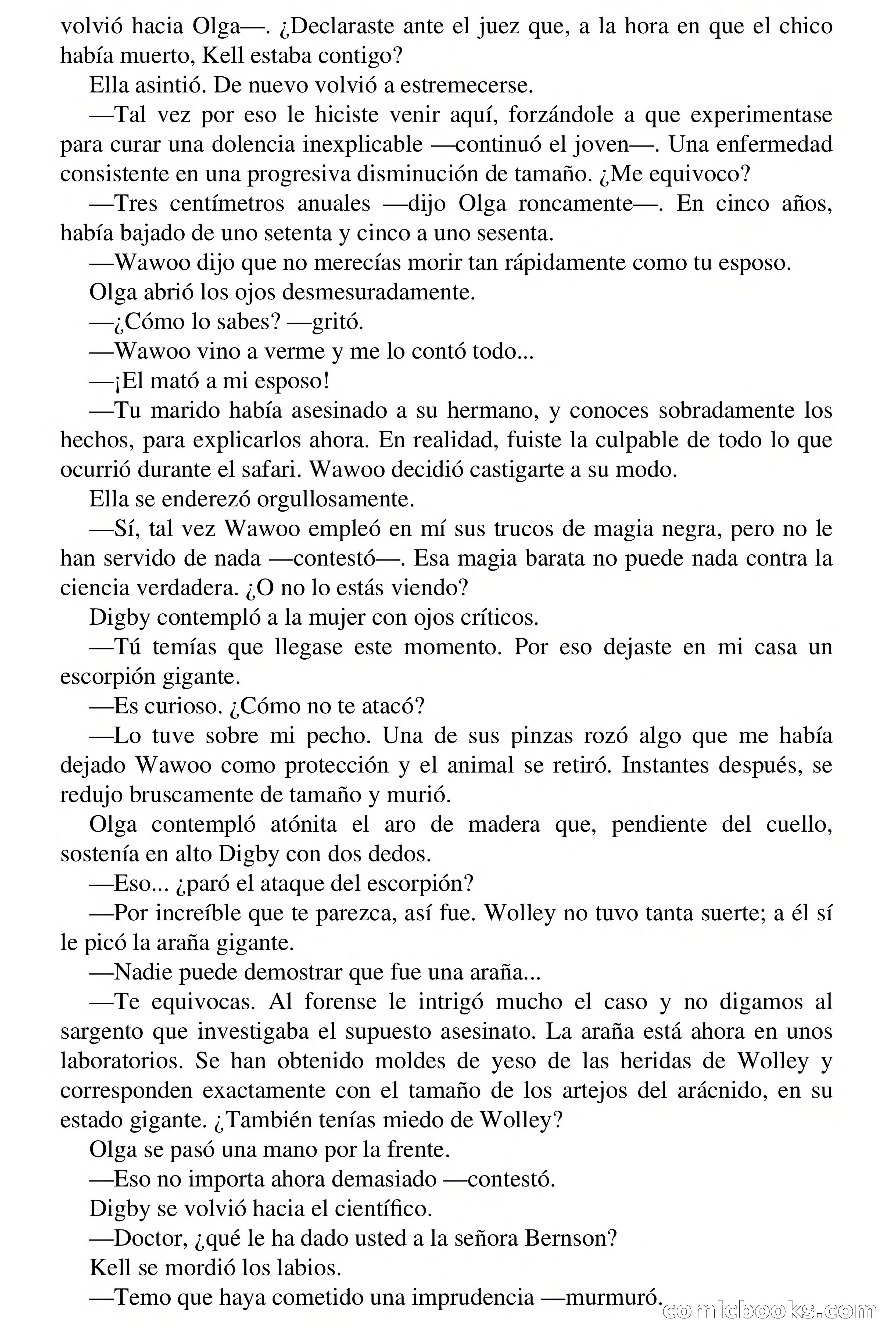 Selección Terror: El Diabólico Doctor Kell — page 70 of 74