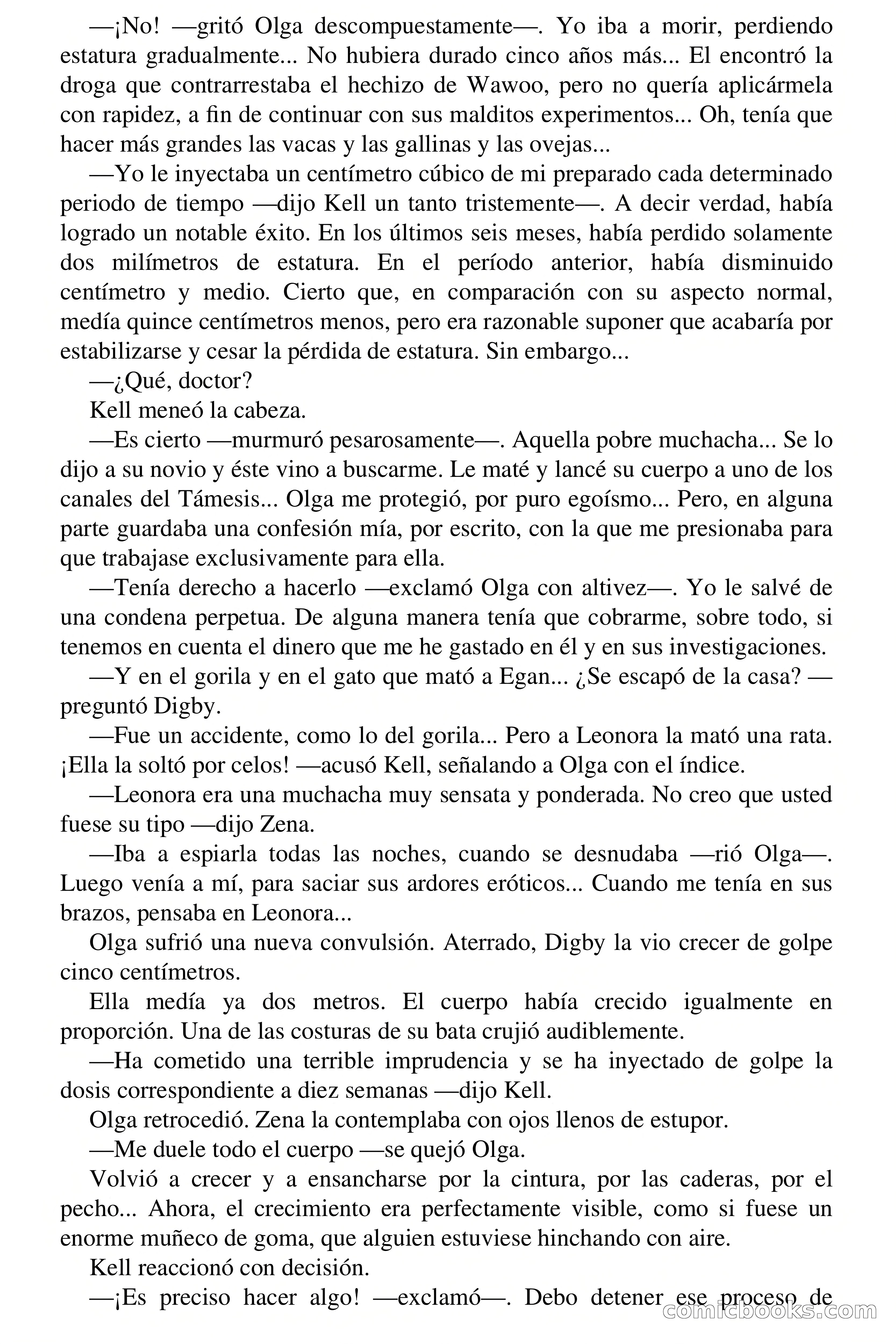 Selección Terror: El Diabólico Doctor Kell — page 71 of 74