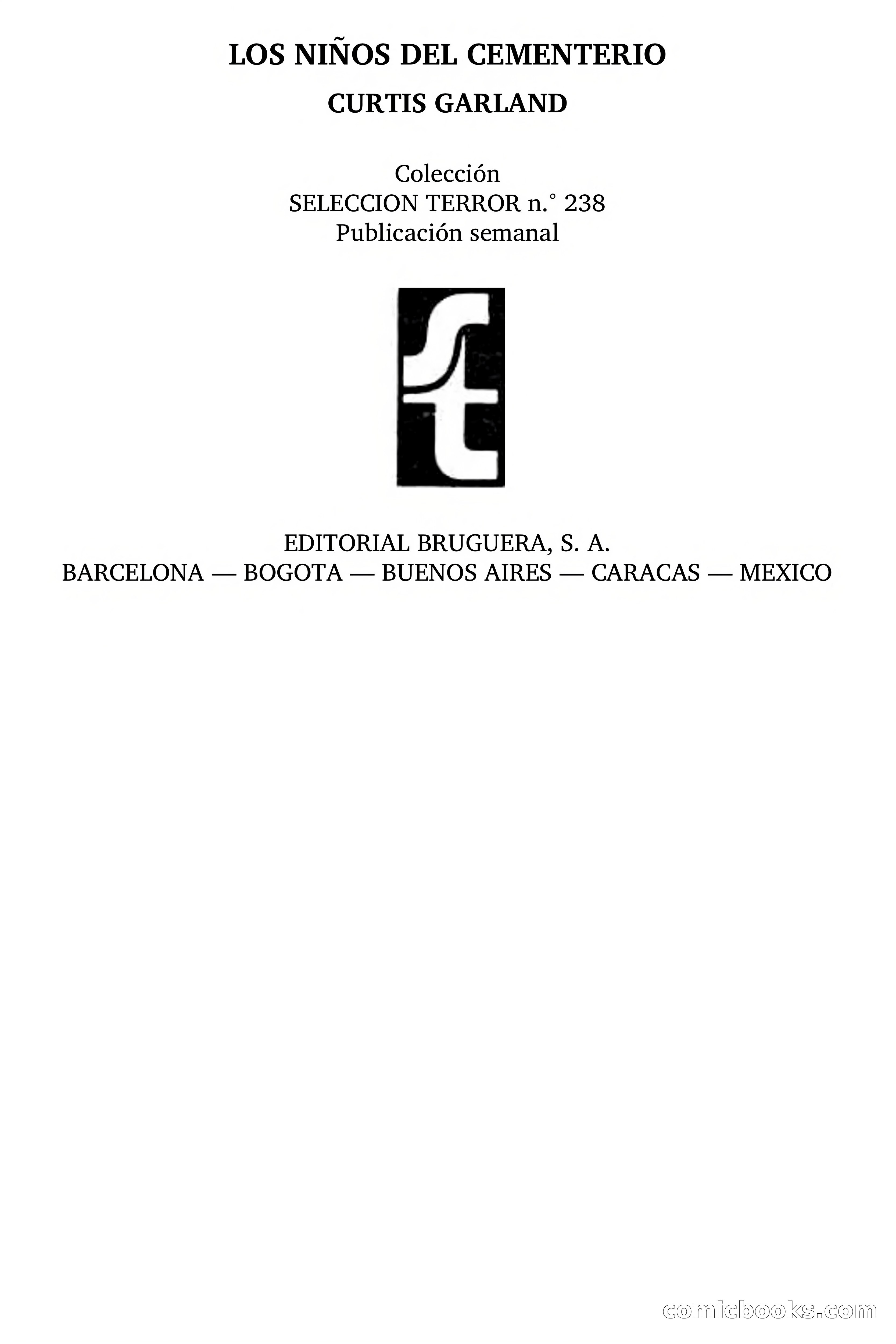 Selección Terror: Los niños del cementerio — page 2 of 76