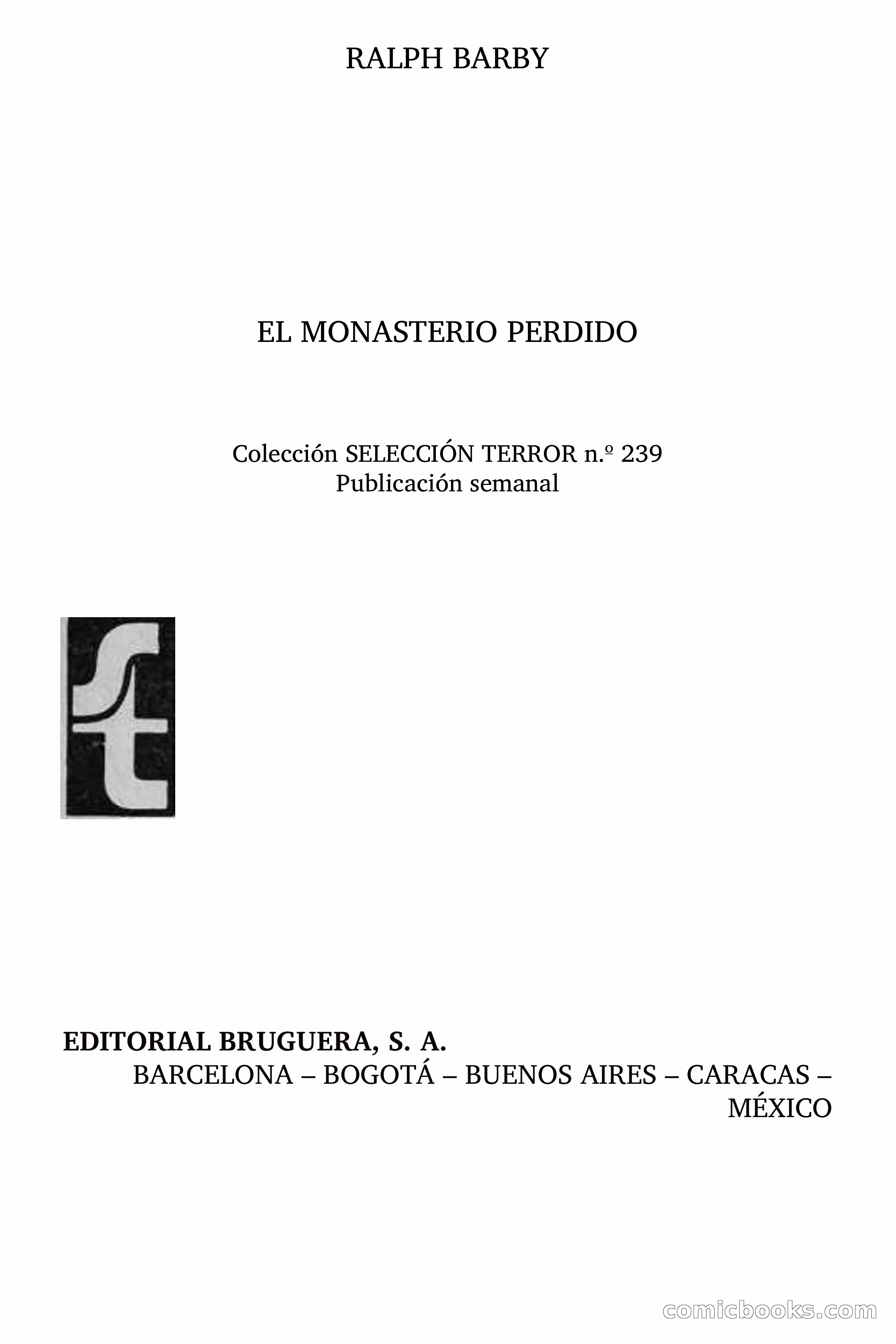 Selección Terror: El Monasterio Perdido — page 4 of 70