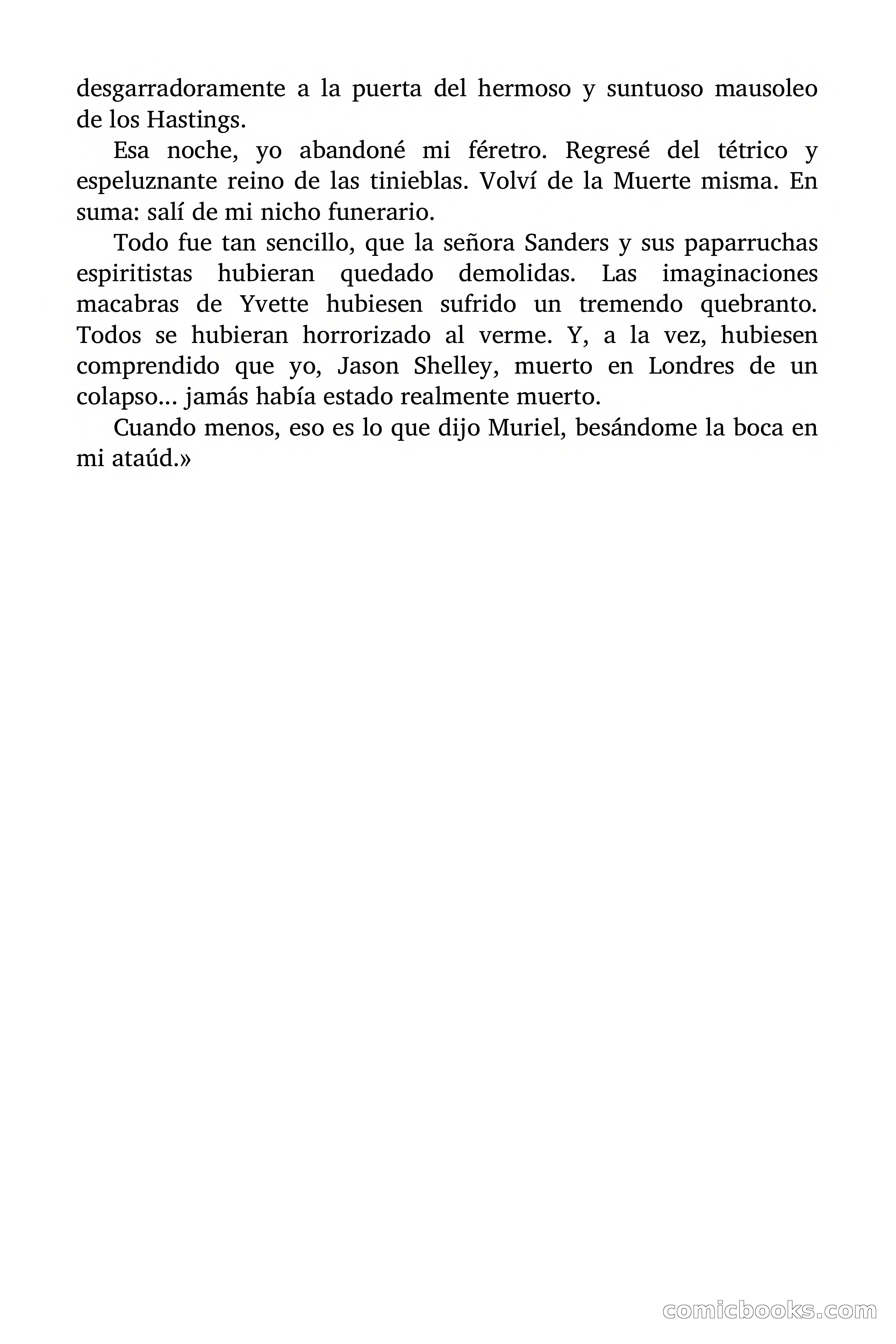 Selección Terror: Anoche salí de la tumba — page 32 of 87
