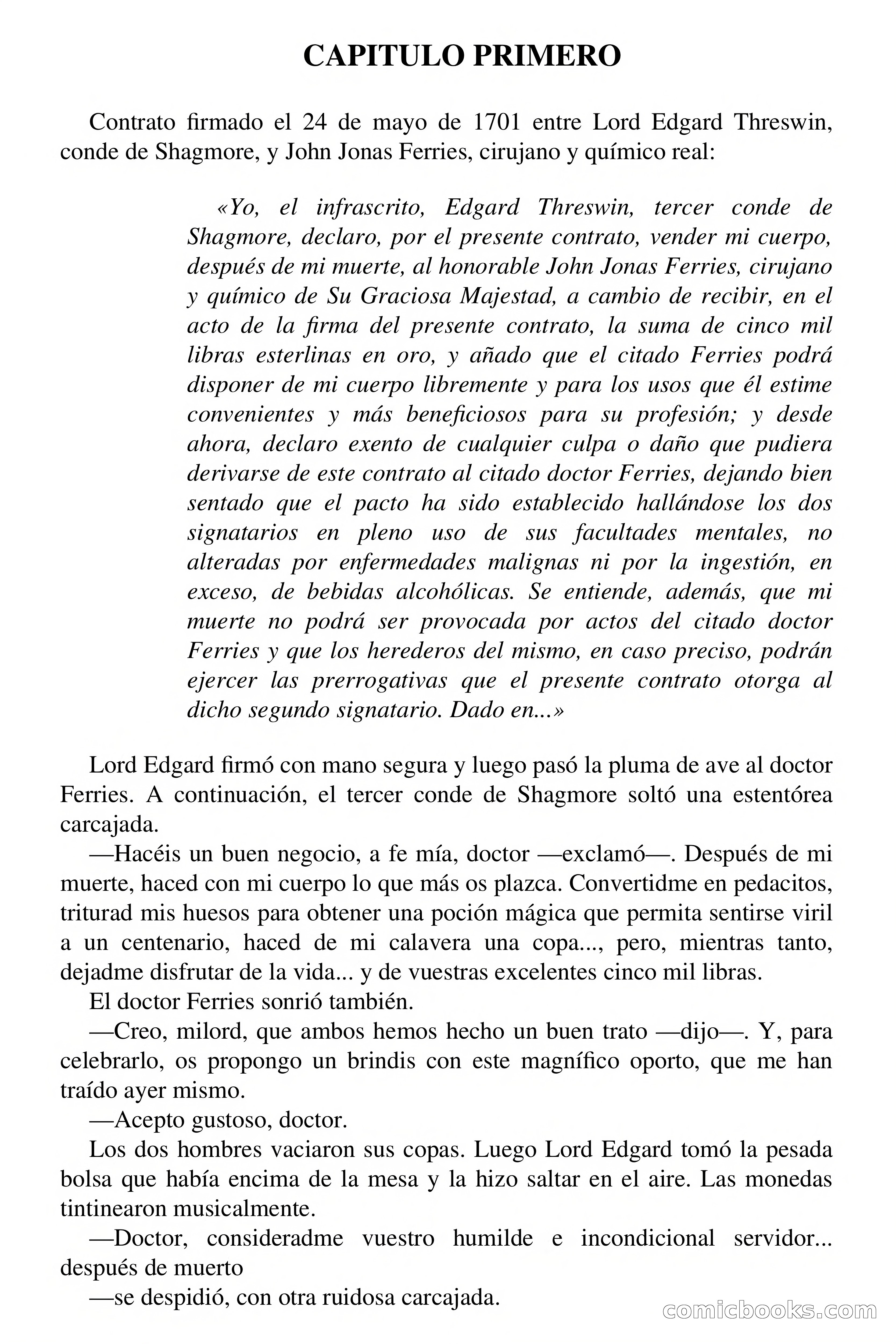 Clark Carrados: ¡Déjame dormir en mi tumba! — page 6 of 70