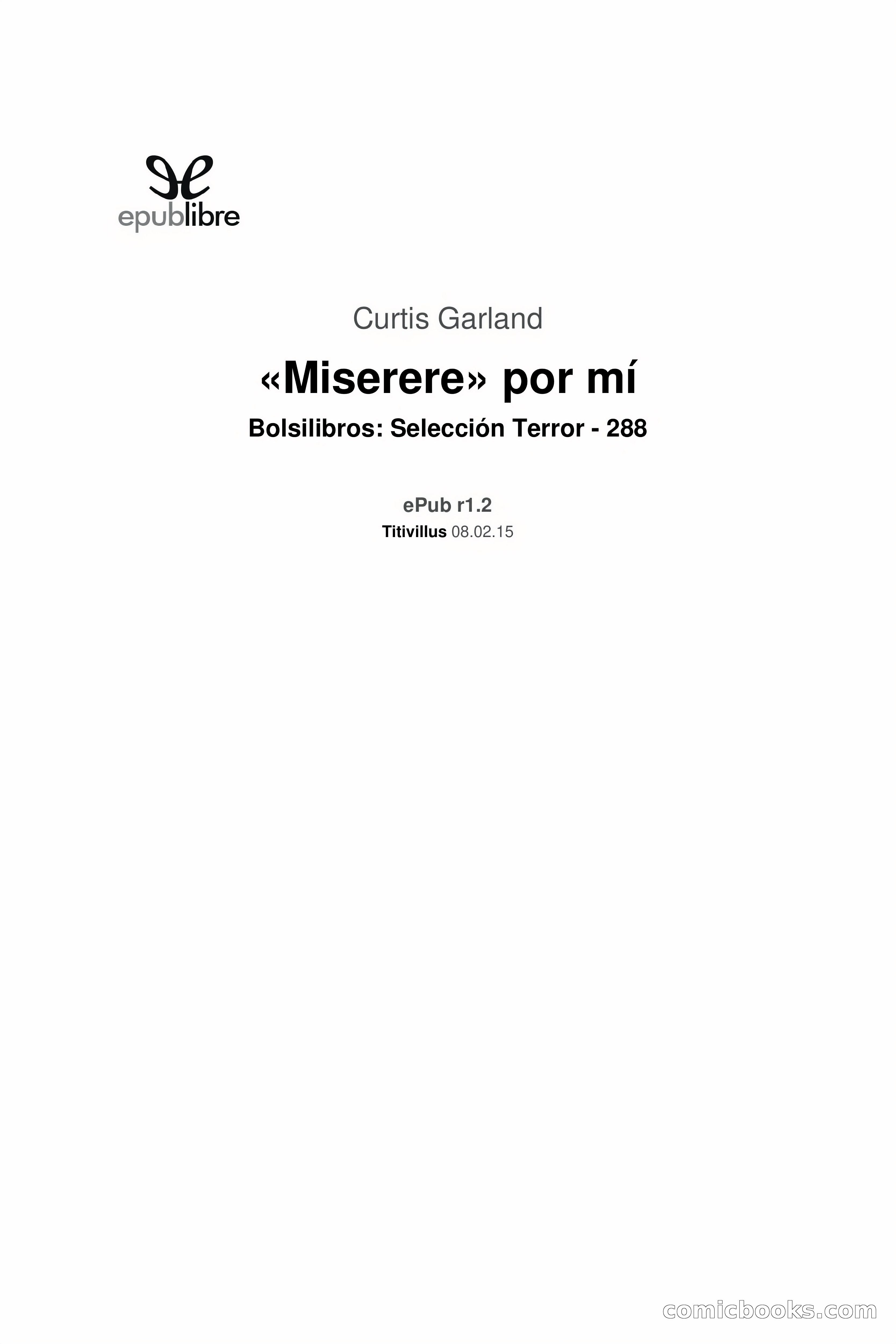 Selección Terror: «Miserere» por mí — page 3 of 80