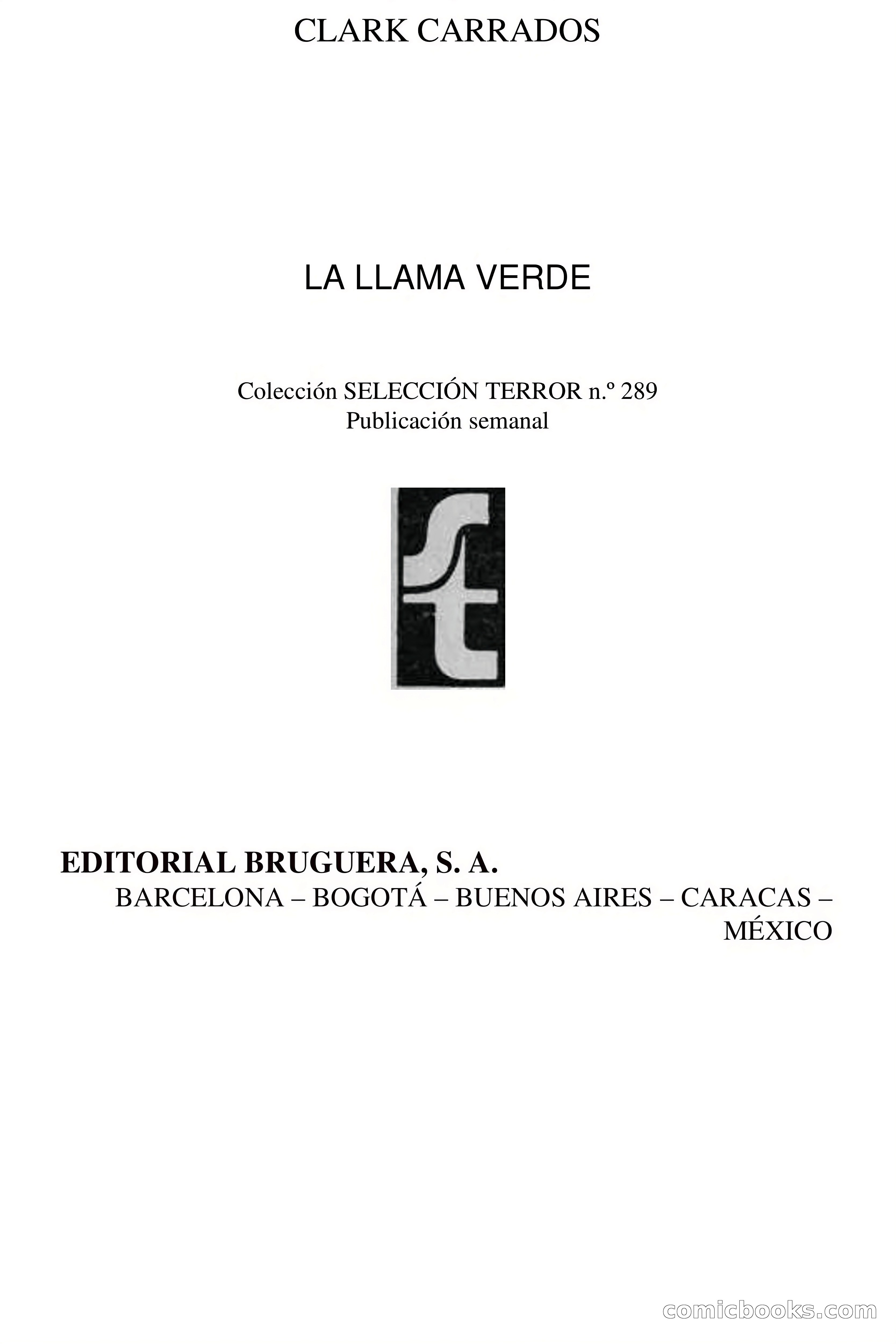 Clark Carrados: La llama verde — page 4 of 72
