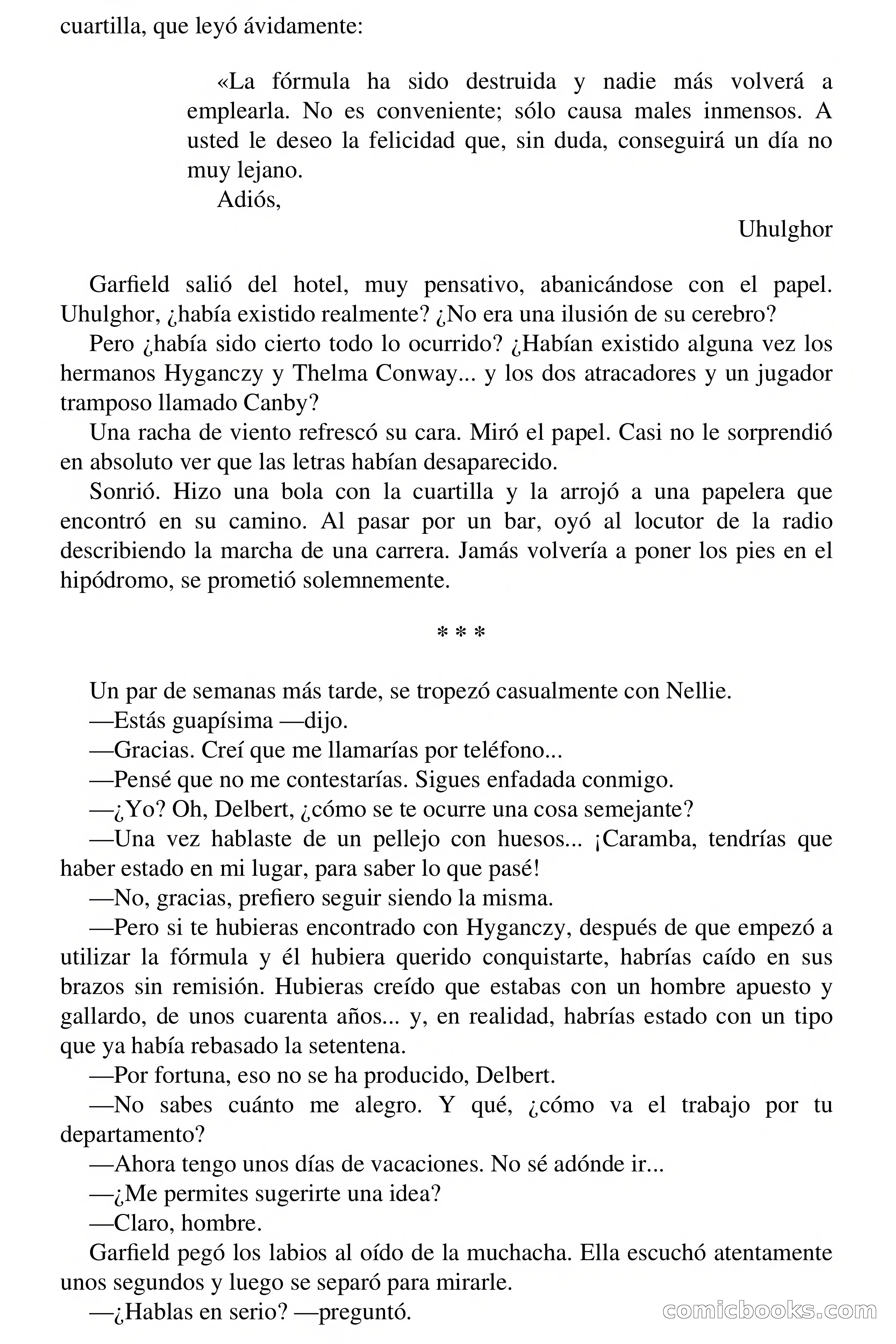 Clark Carrados: La llama verde — page 71 of 72