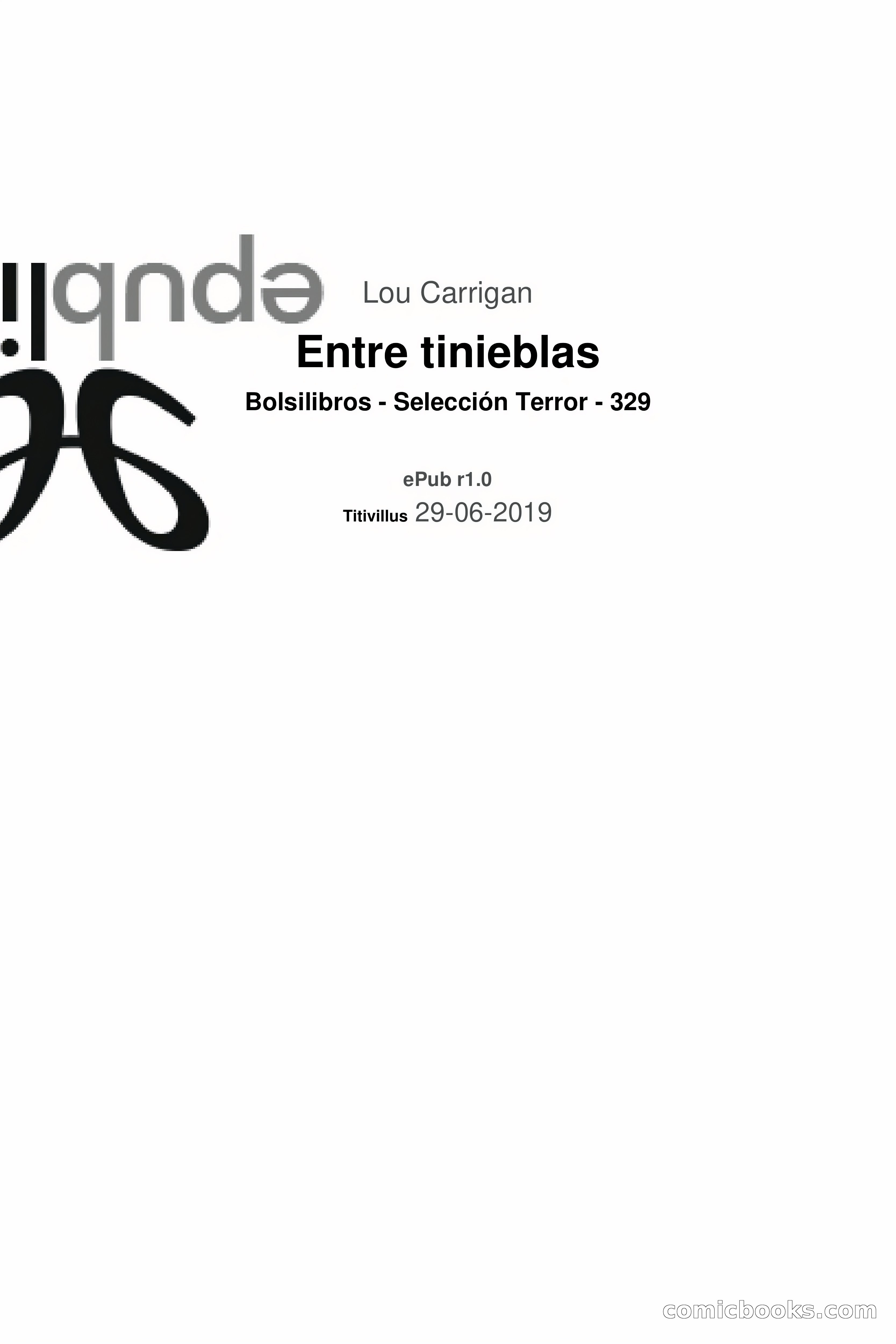 Lou Carrigan: Entre tinieblas — page 3 of 88