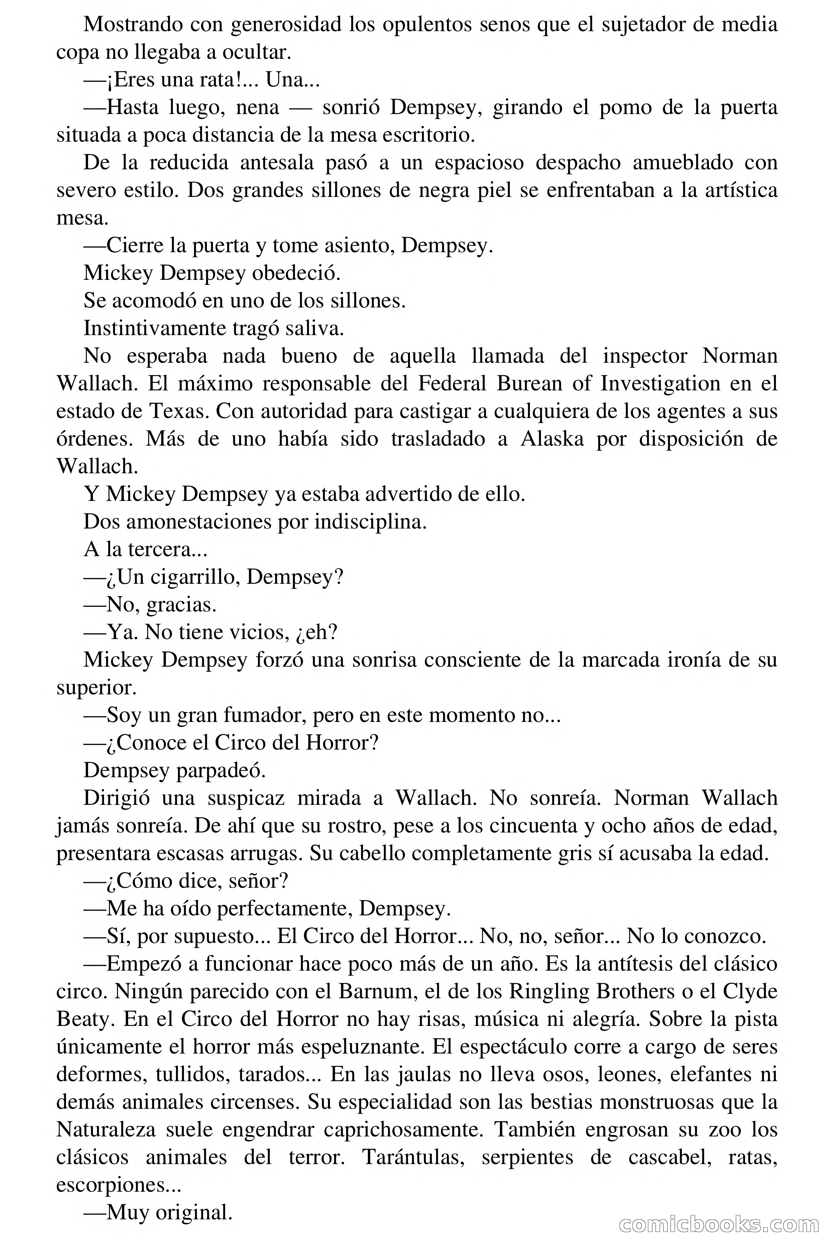 El circo del horror — page 7 of 69
