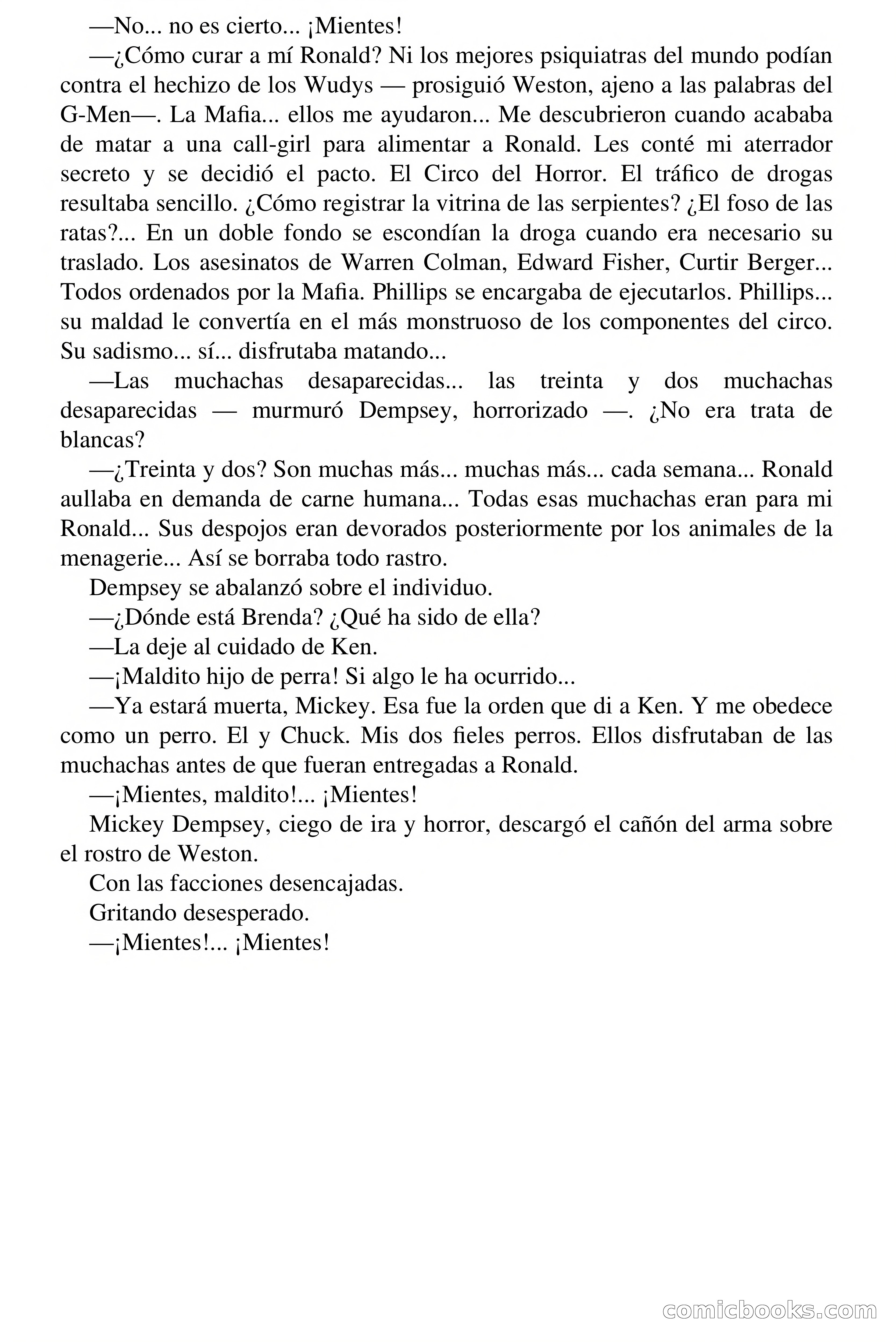El circo del horror — page 66 of 69