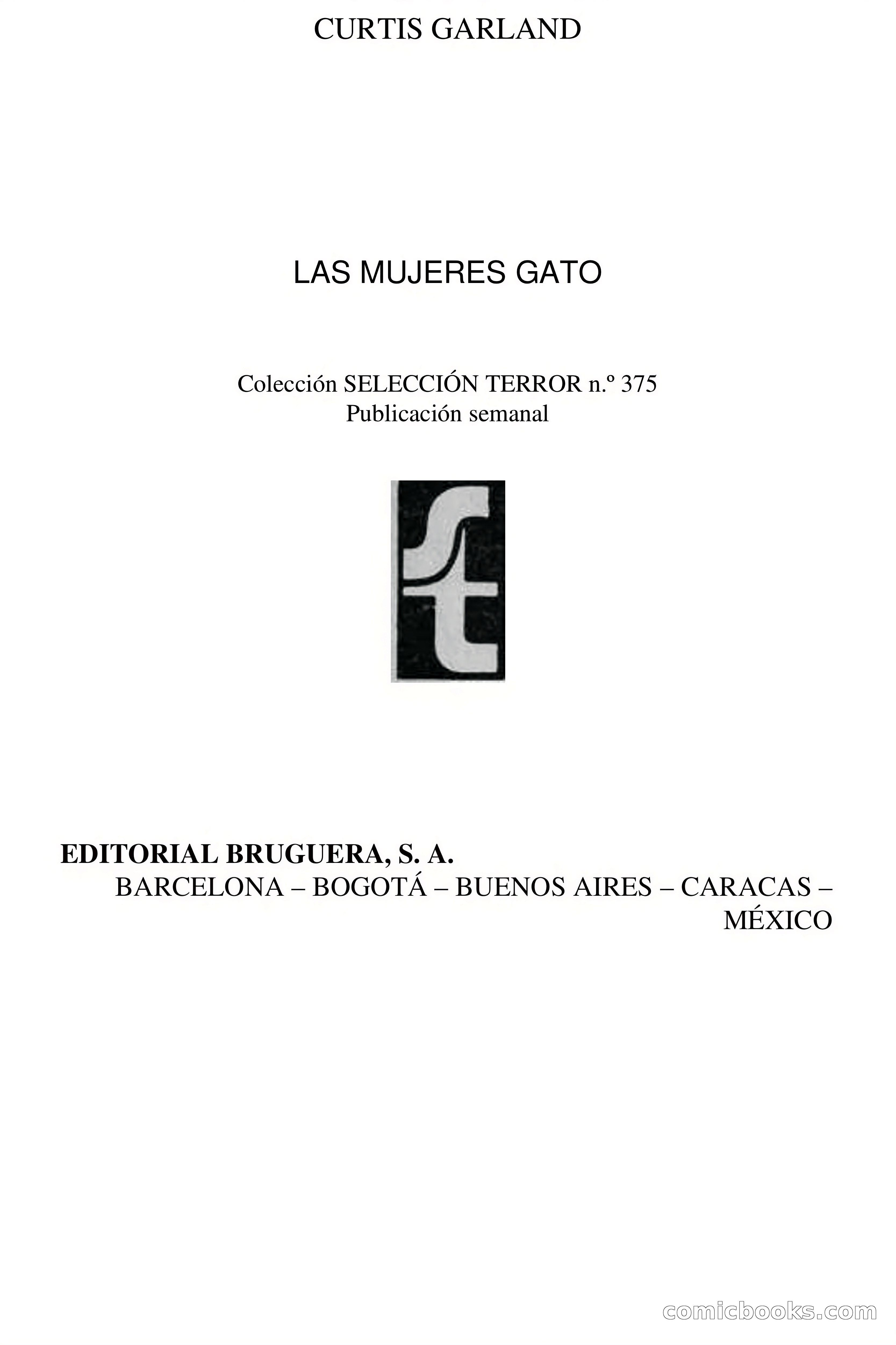 Selección Terror: Las mujeres gato — page 4 of 68