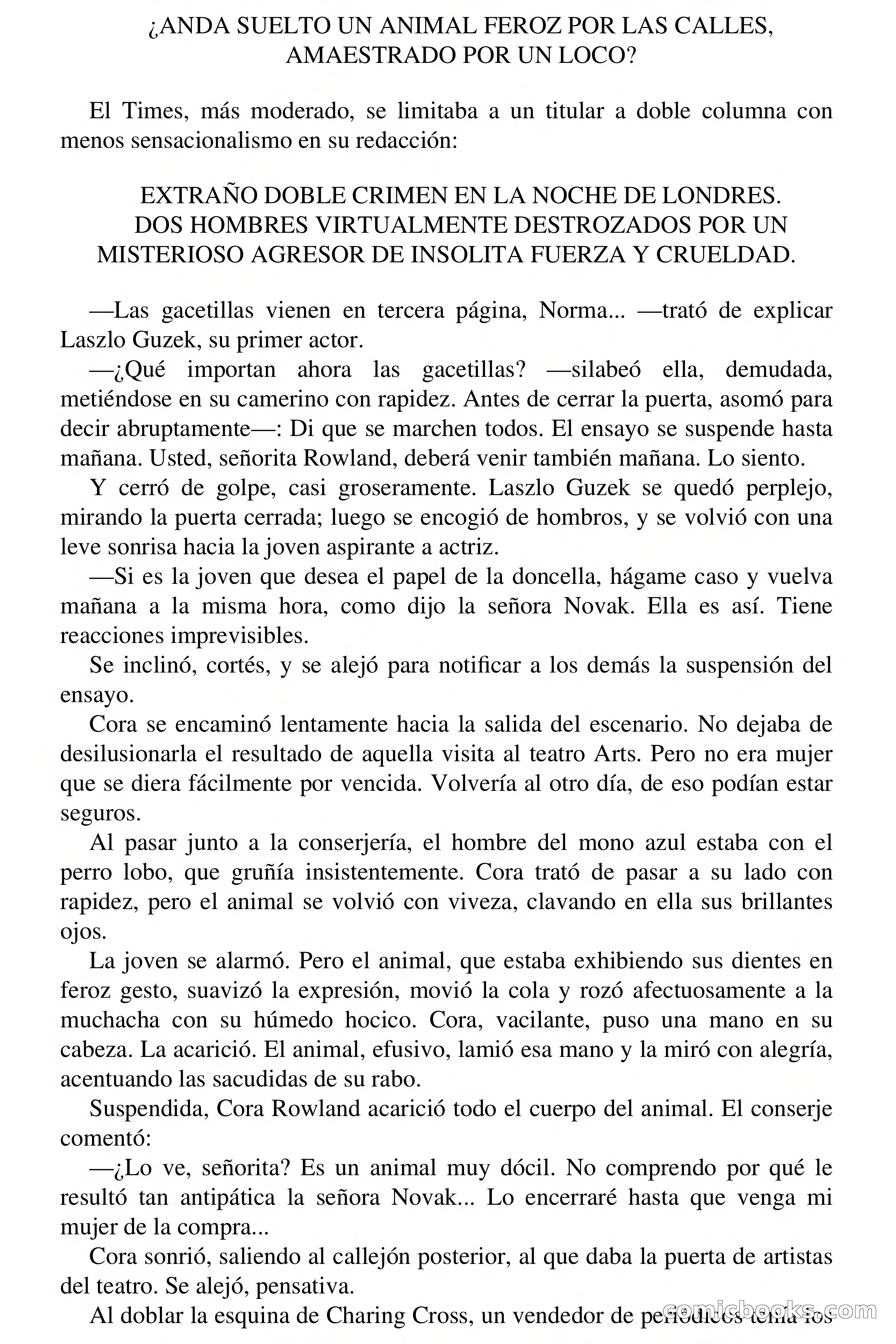 Selección Terror: Las mujeres gato — page 22 of 68