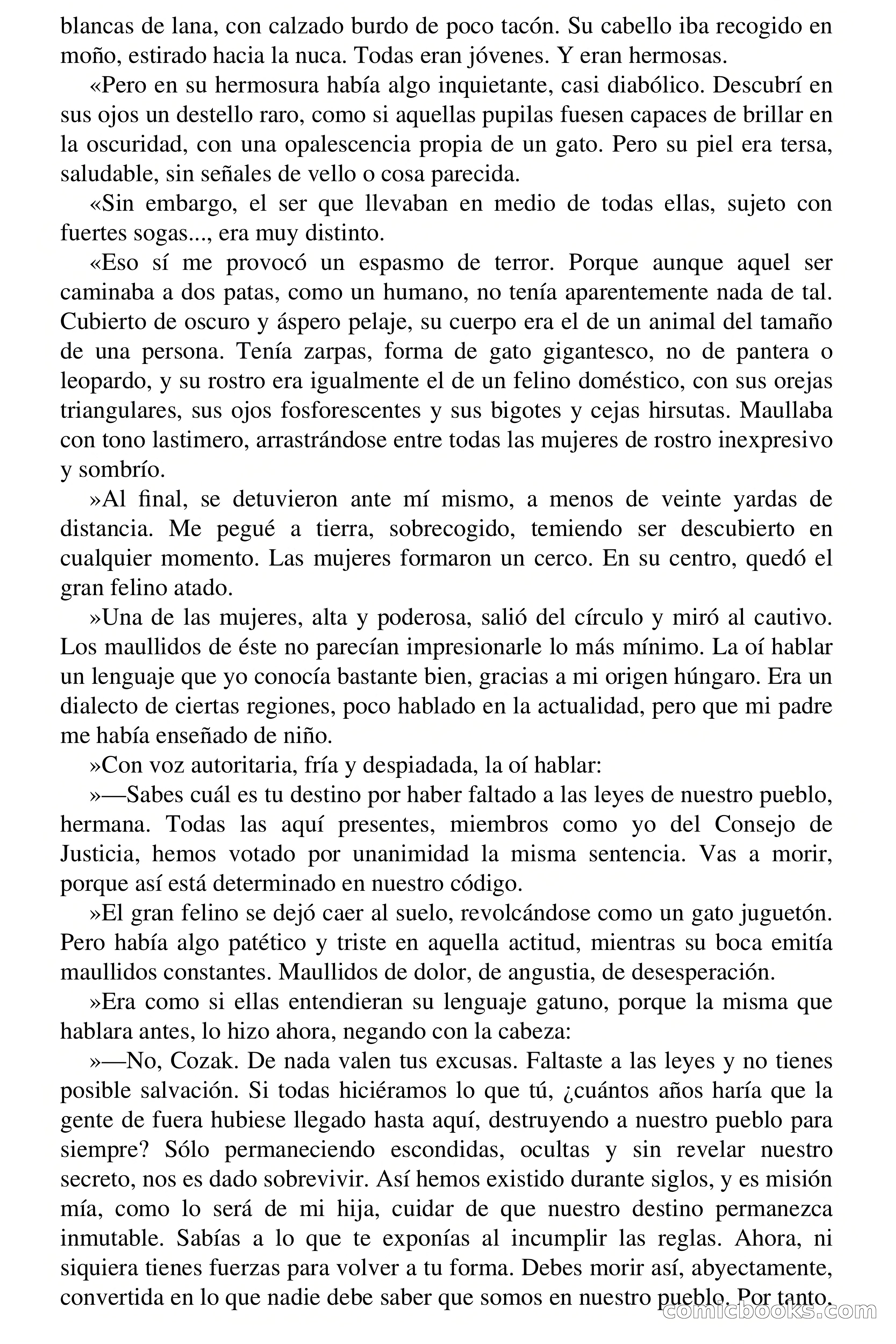 Selección Terror: Las mujeres gato — page 31 of 68