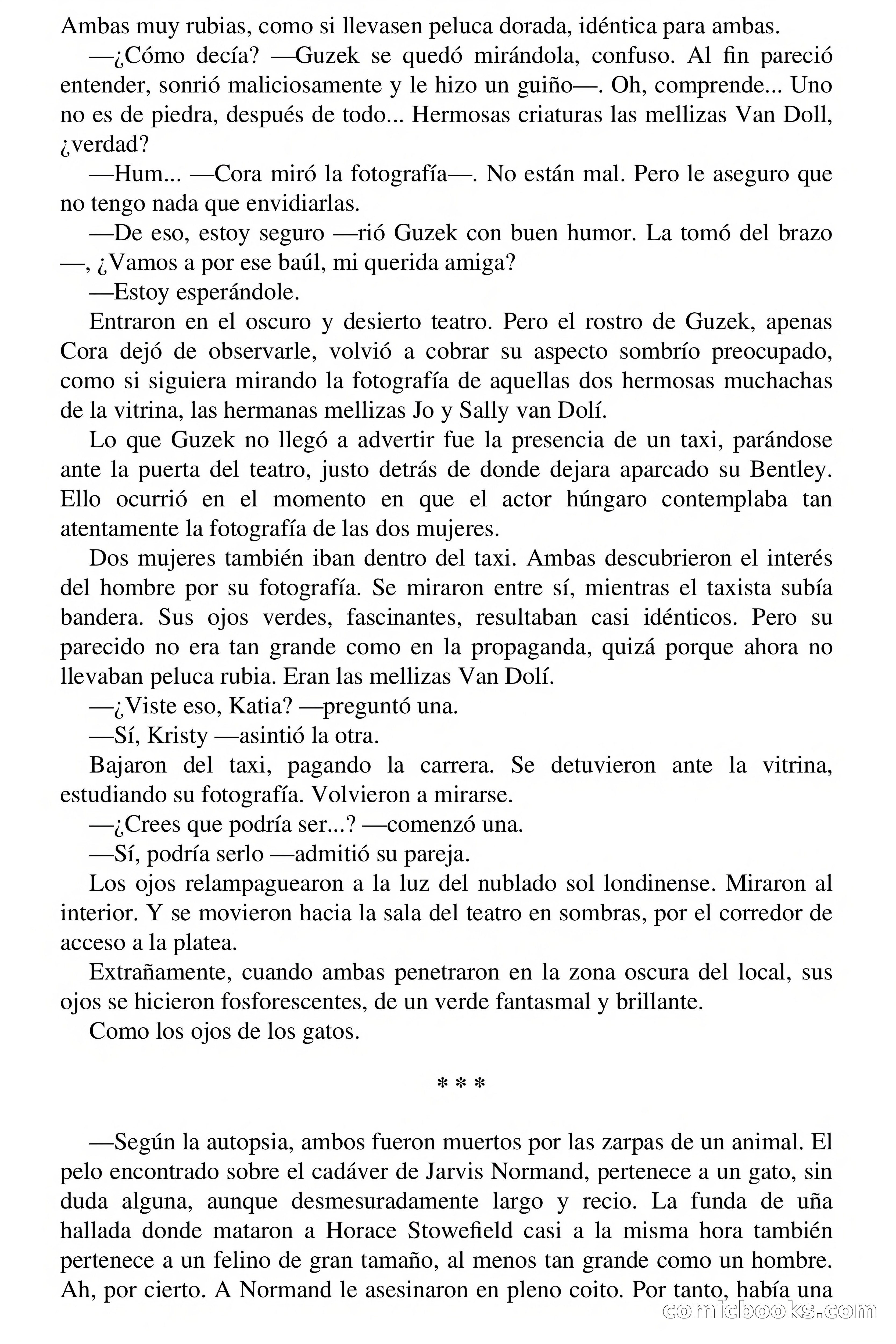 Selección Terror: Las mujeres gato — page 40 of 68