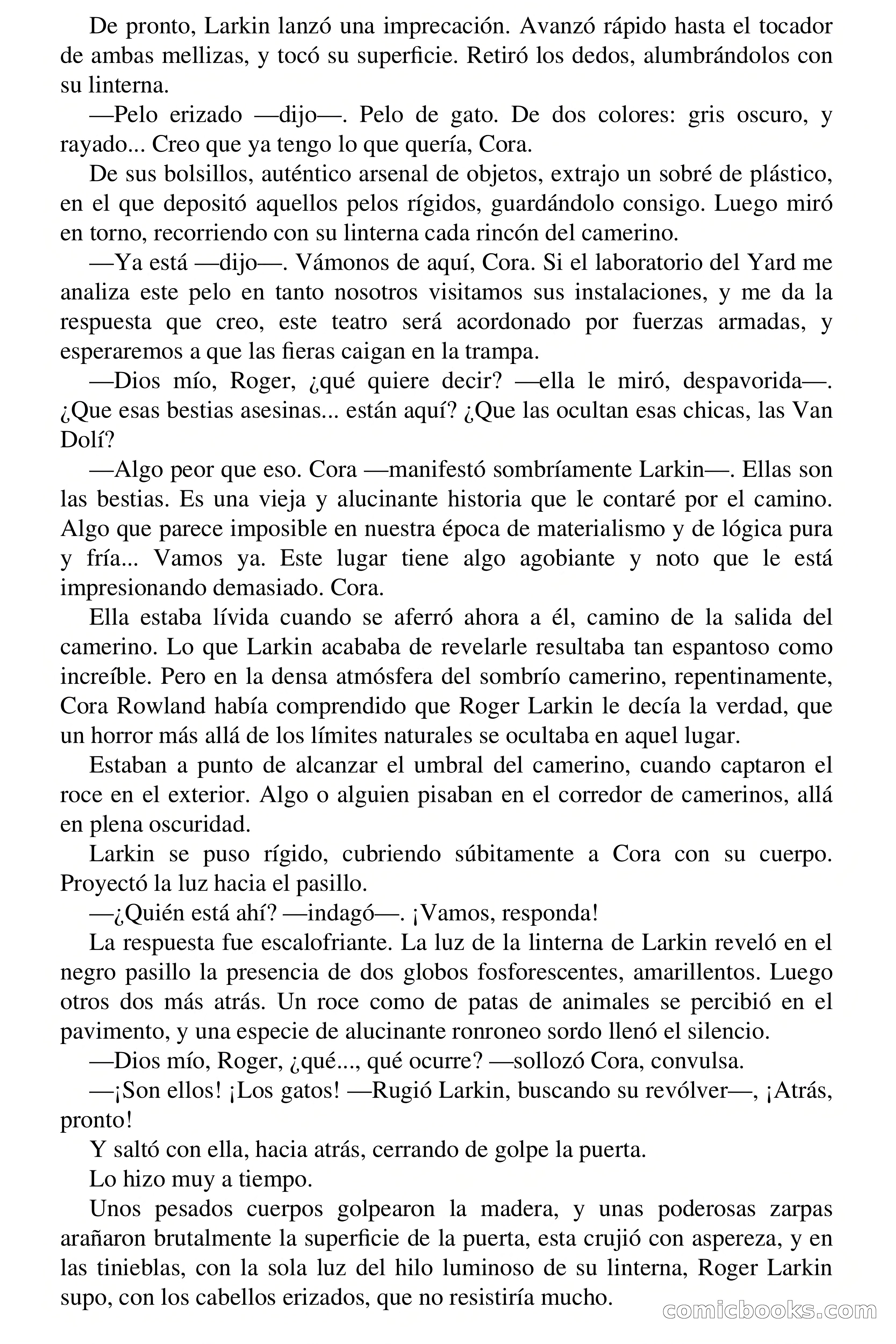Selección Terror: Las mujeres gato — page 57 of 68