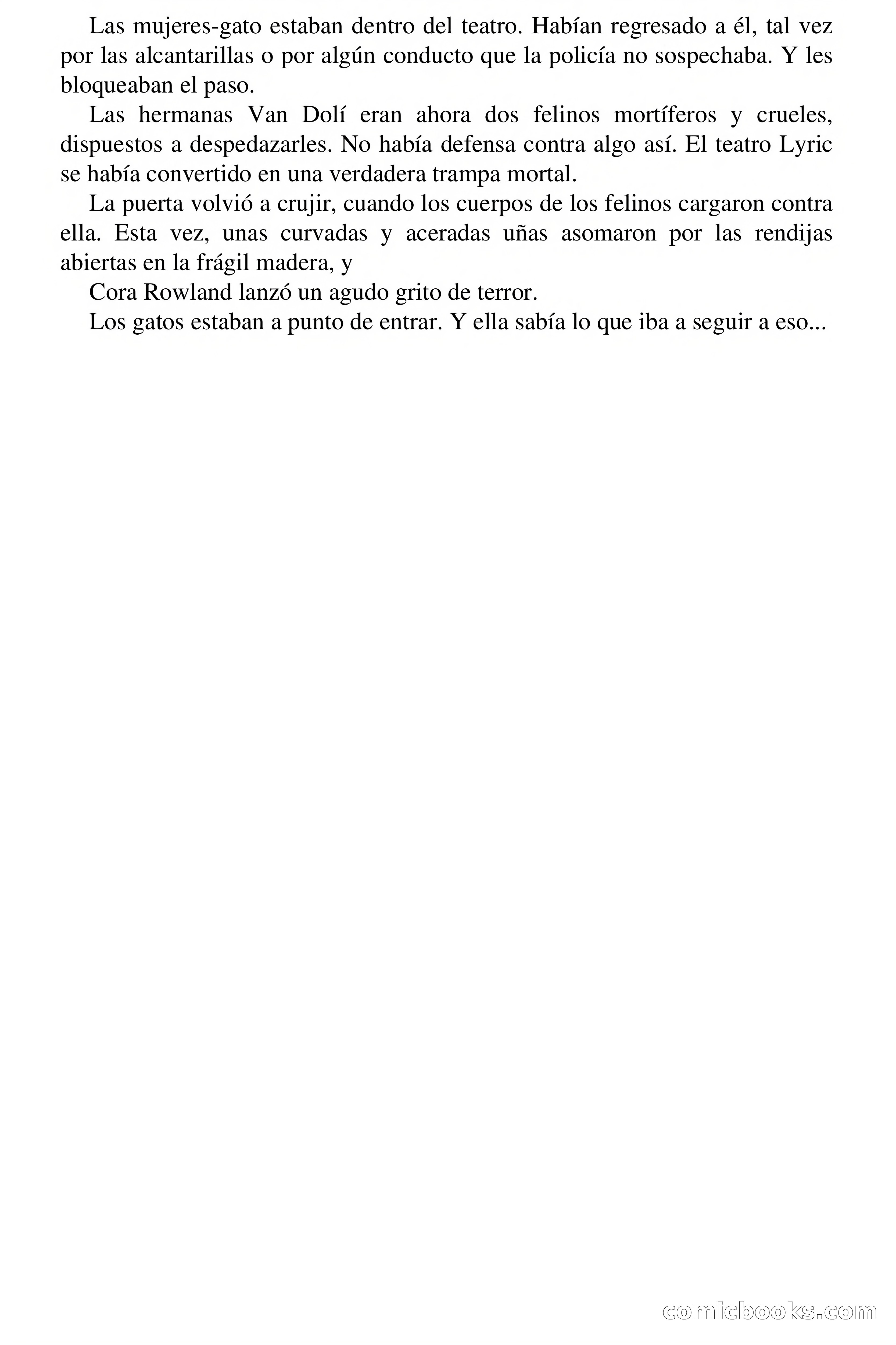 Selección Terror: Las mujeres gato — page 58 of 68