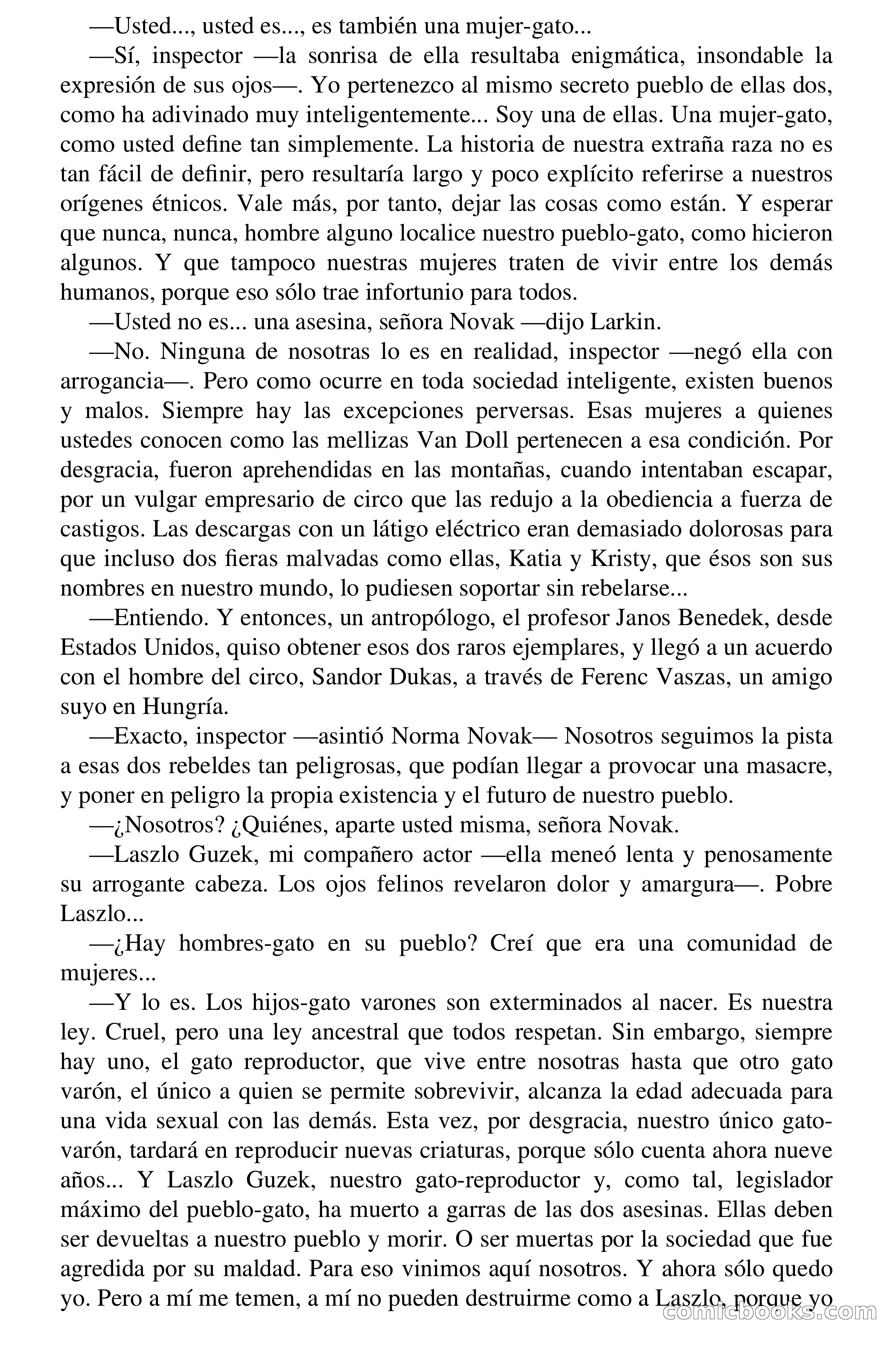 Selección Terror: Las mujeres gato — page 61 of 68