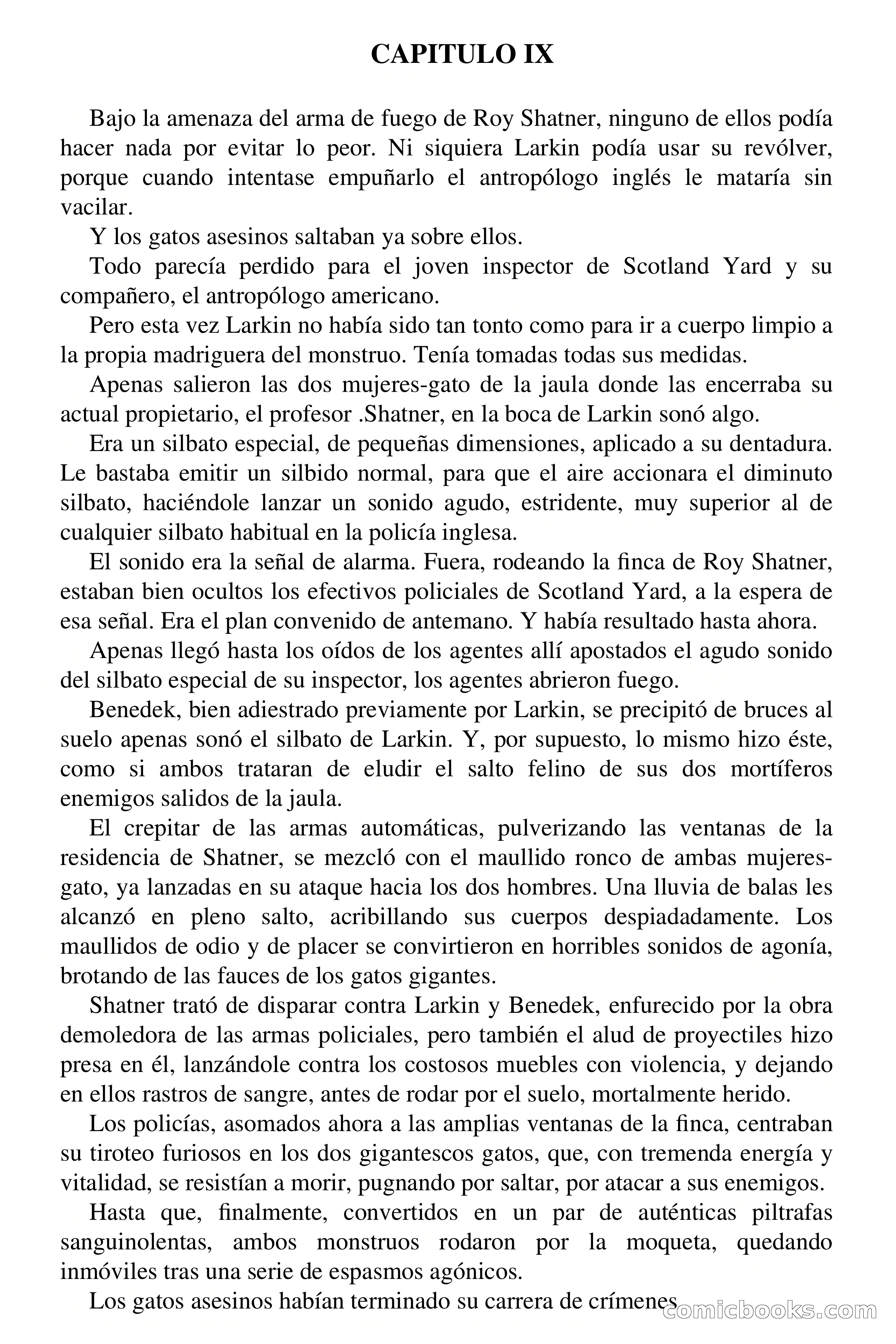 Selección Terror: Las mujeres gato — page 66 of 68