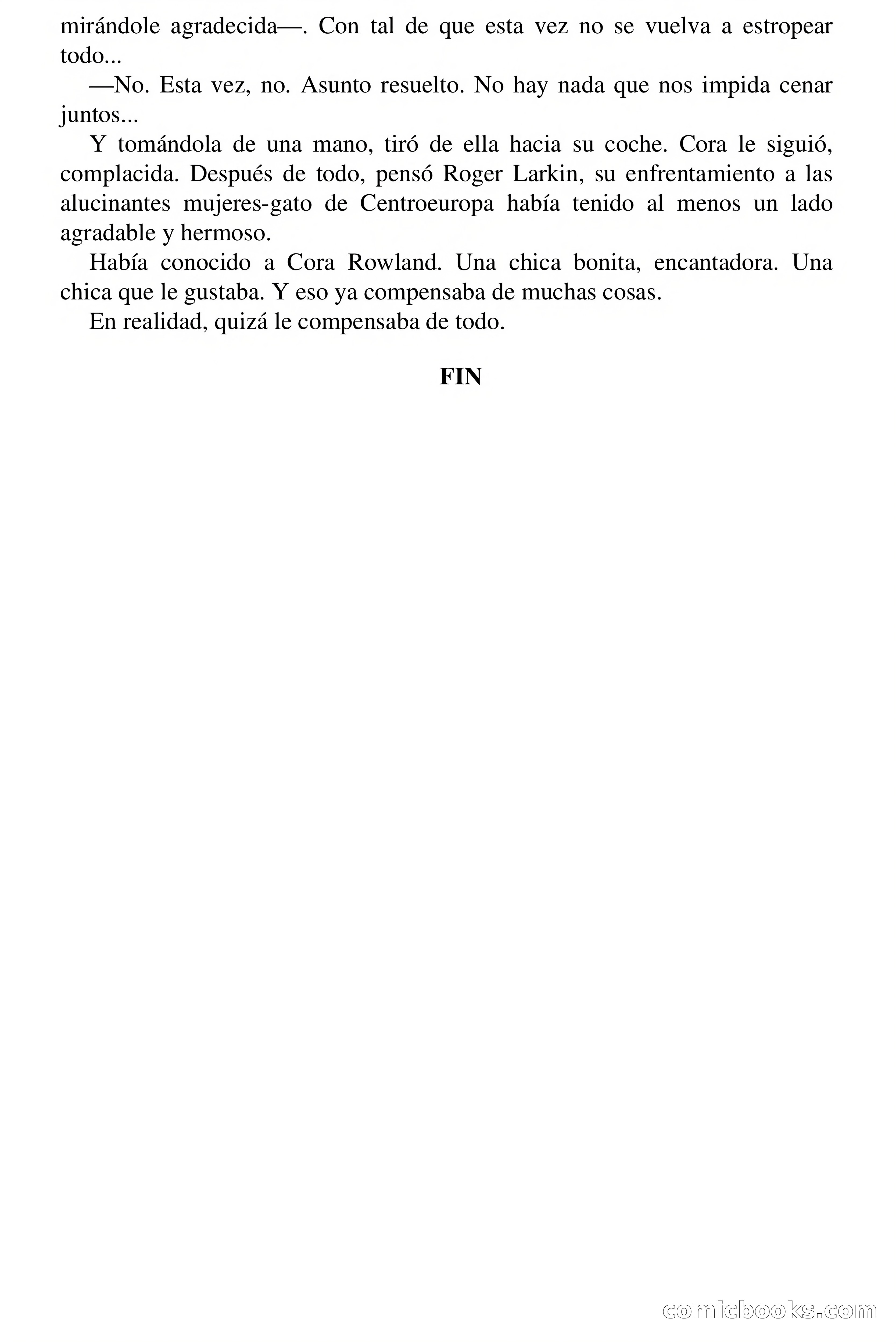 Selección Terror: Las mujeres gato — page 68 of 68