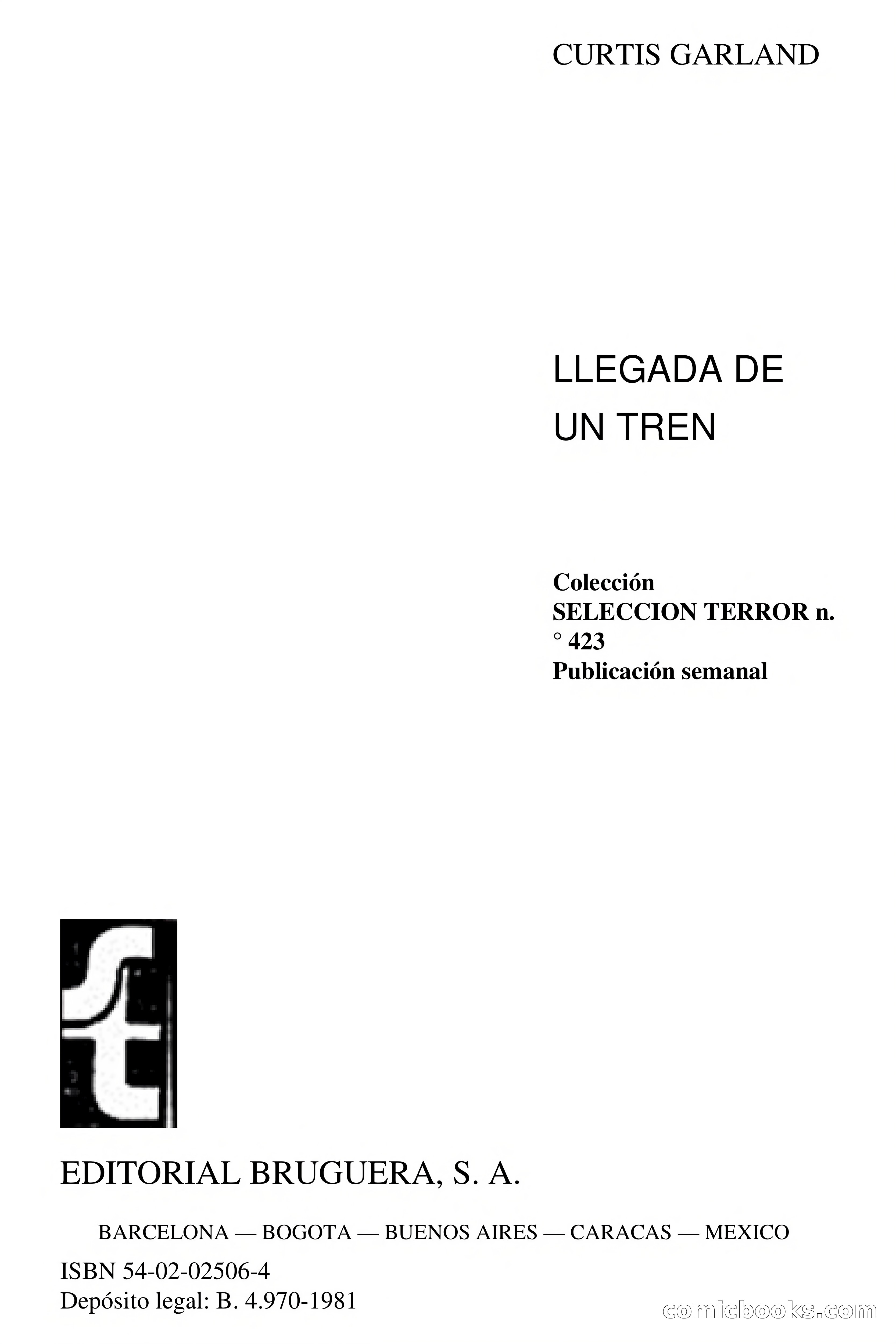 Llegada de un tren (Arrival of a Train) — page 5 of 76