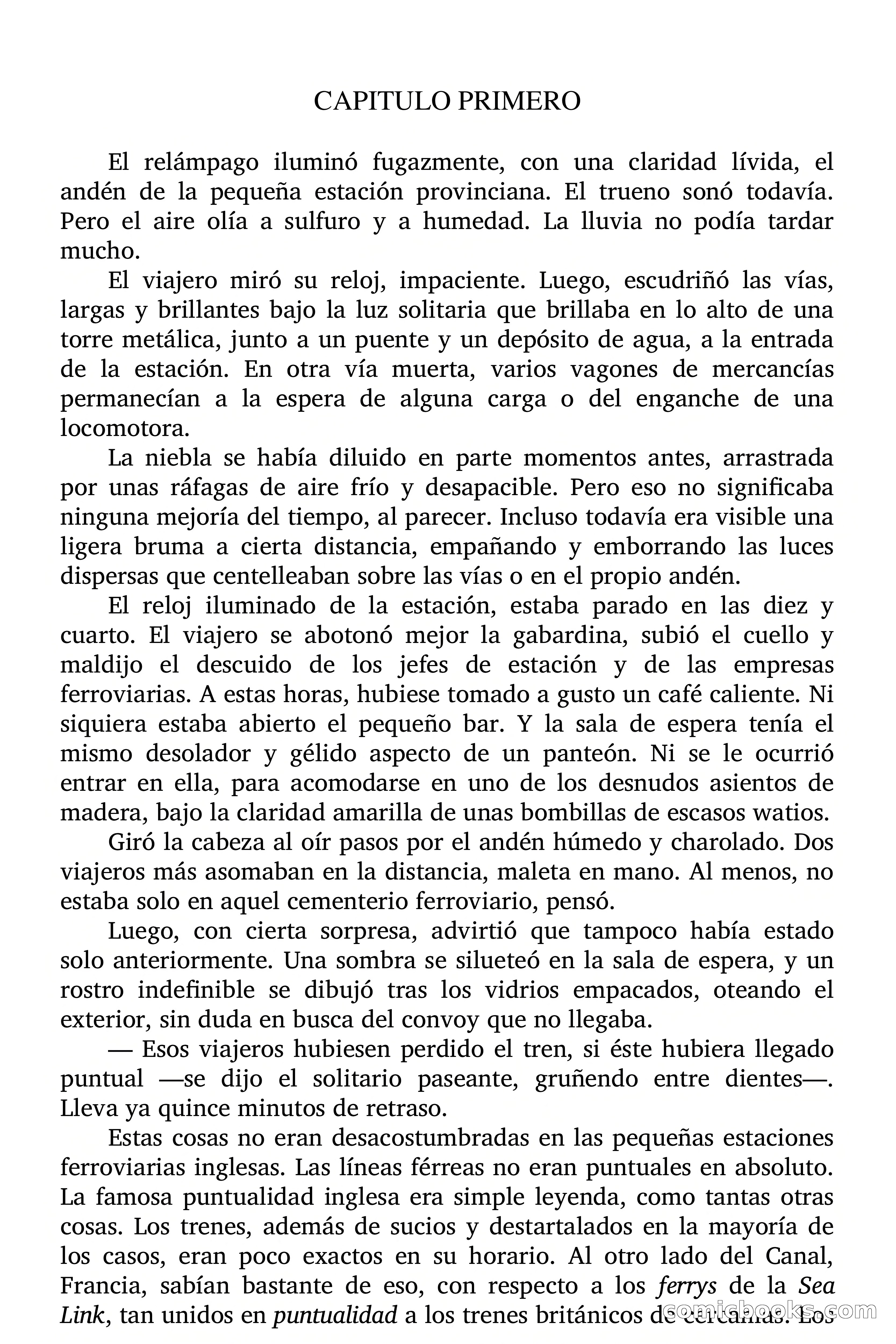 Llegada de un tren (Arrival of a Train) — page 7 of 76