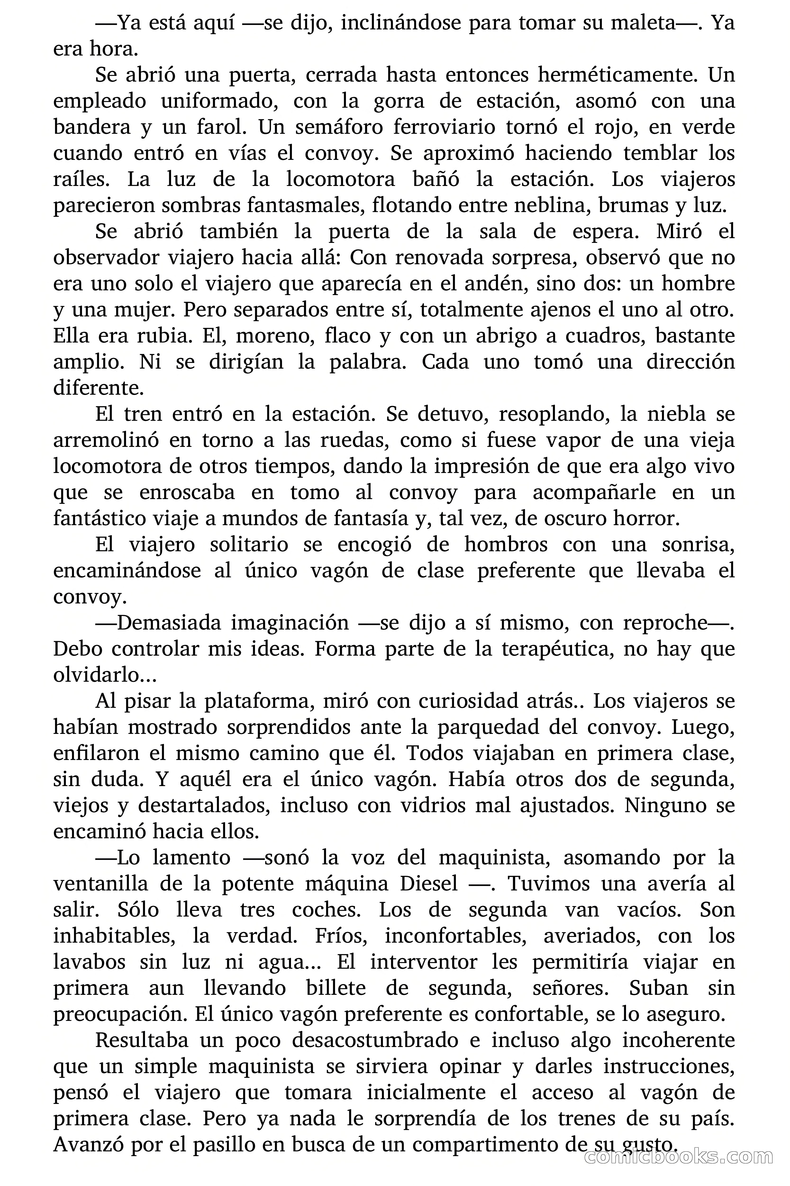 Llegada de un tren (Arrival of a Train) — page 9 of 76