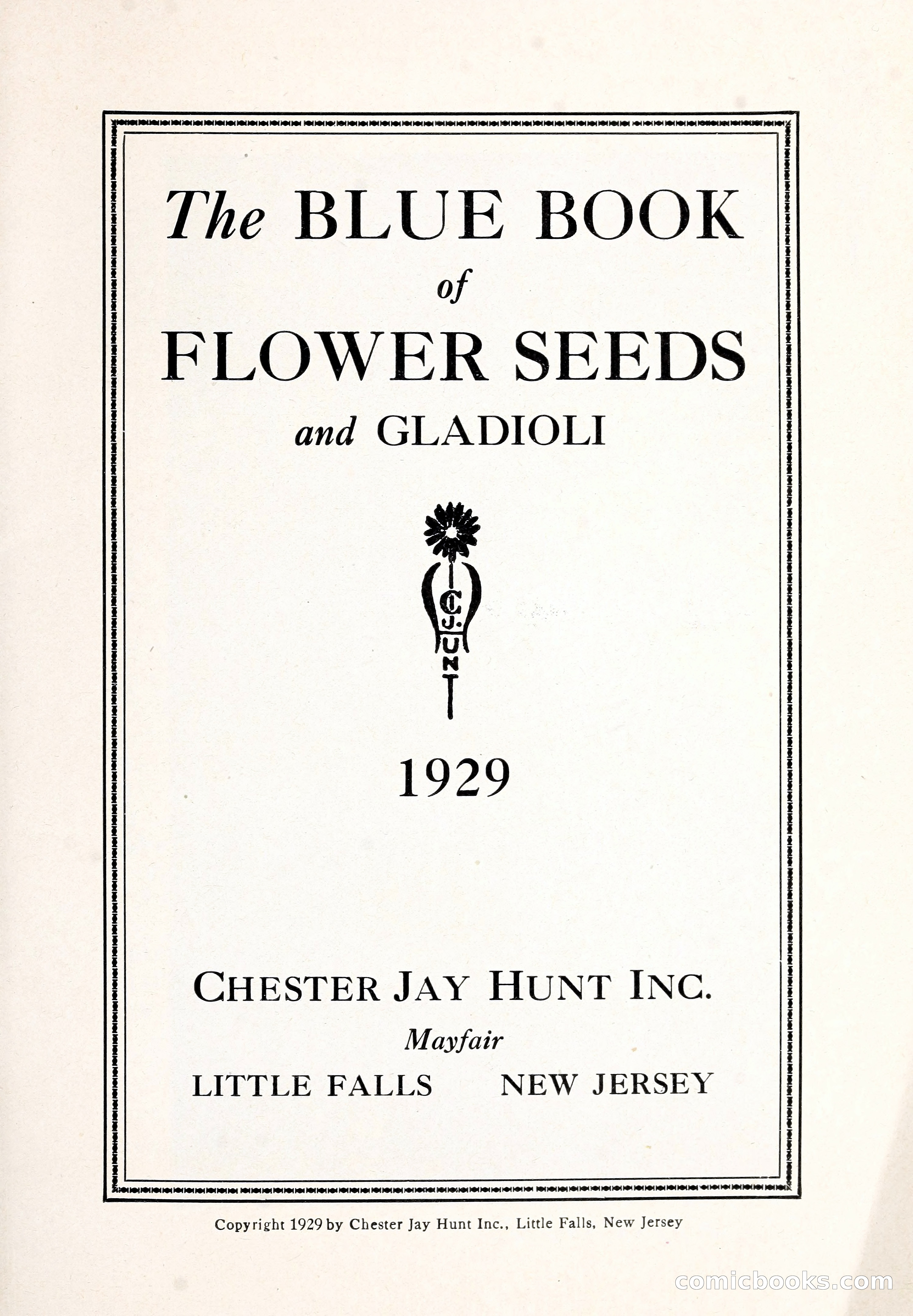 Blue Book of Flower Seeds and Gladioli — page 6 of 64