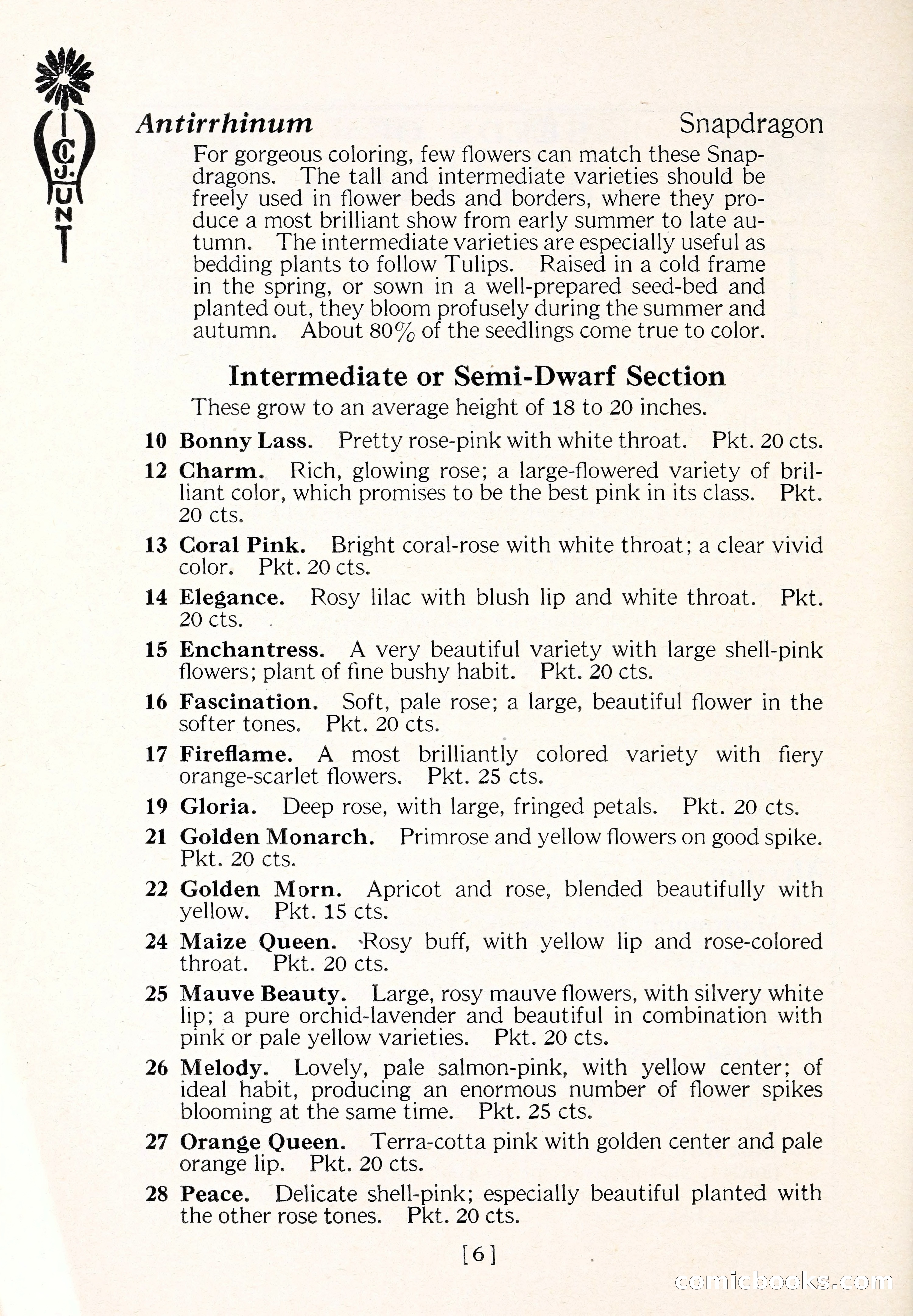 Blue Book of Flower Seeds and Gladioli — page 11 of 64