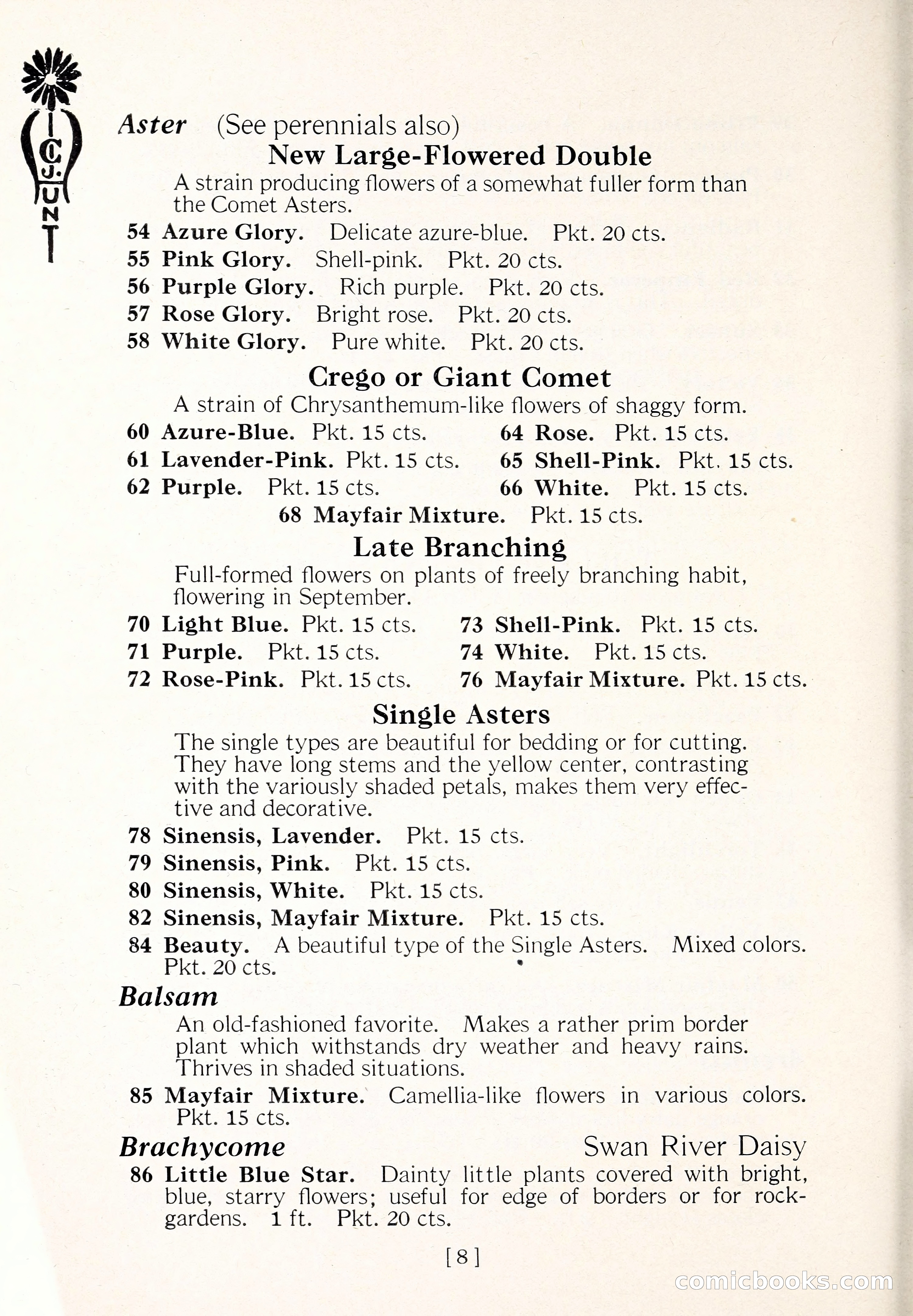 Blue Book of Flower Seeds and Gladioli — page 13 of 64