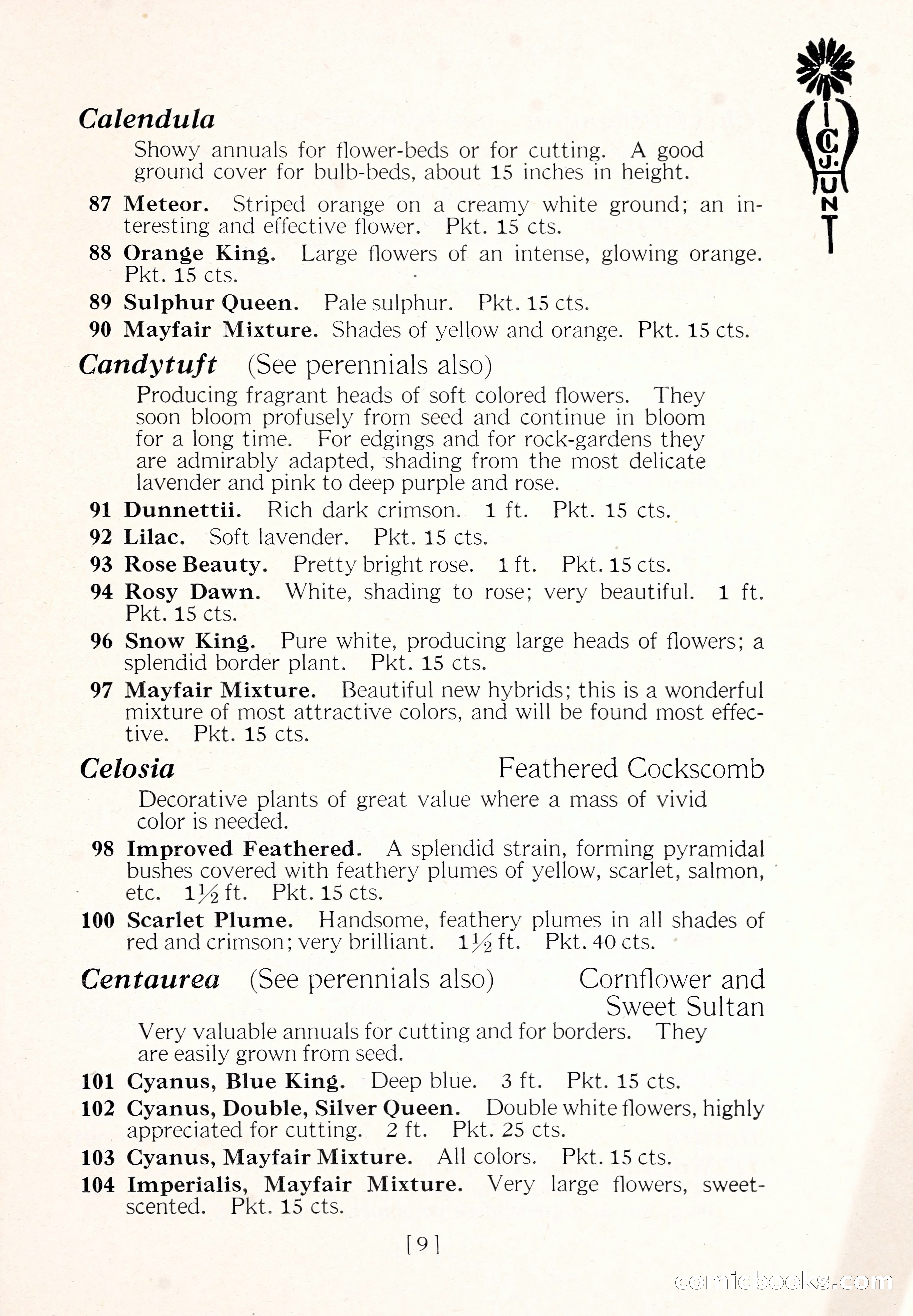Blue Book of Flower Seeds and Gladioli — page 14 of 64