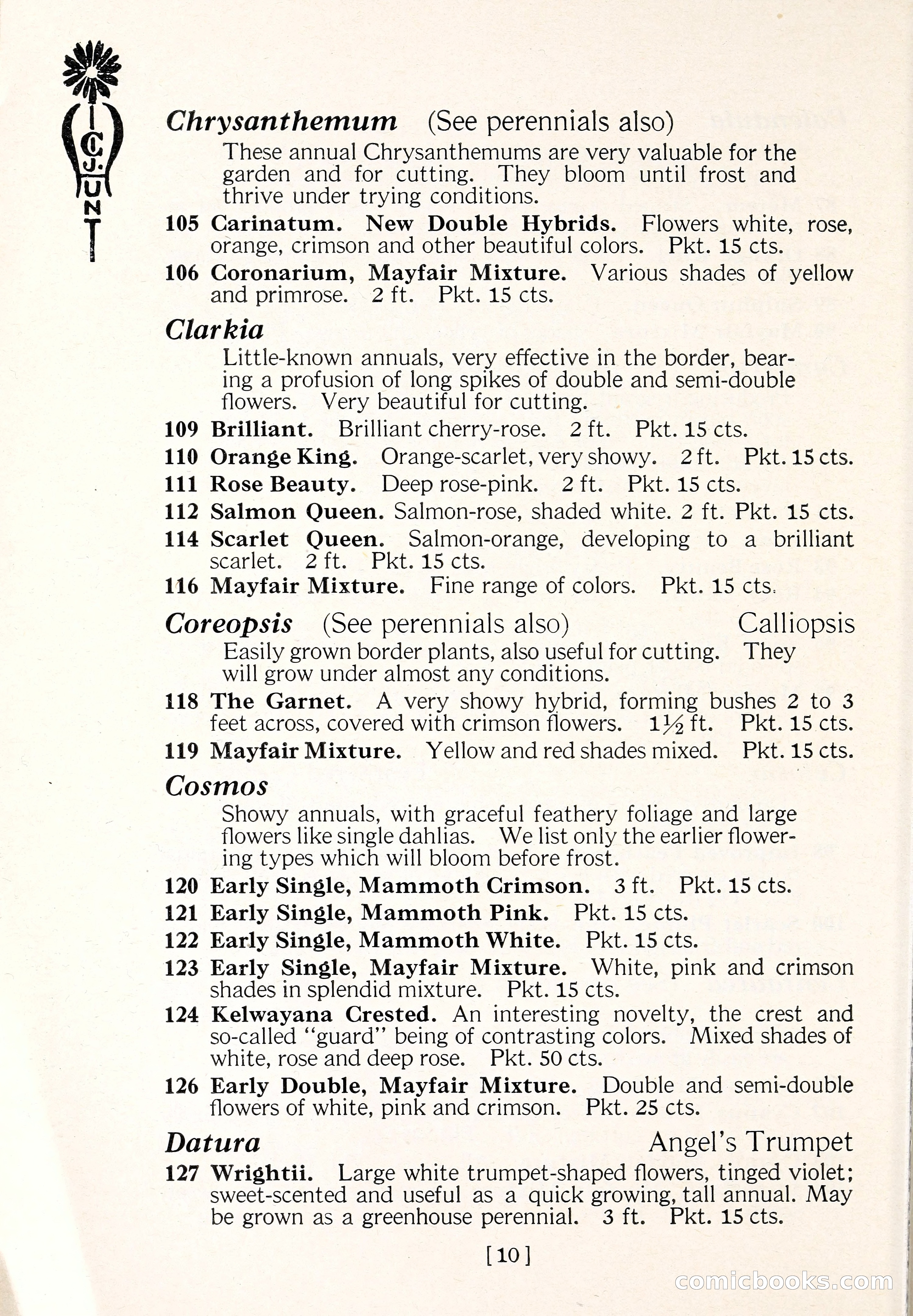 Blue Book of Flower Seeds and Gladioli — page 15 of 64
