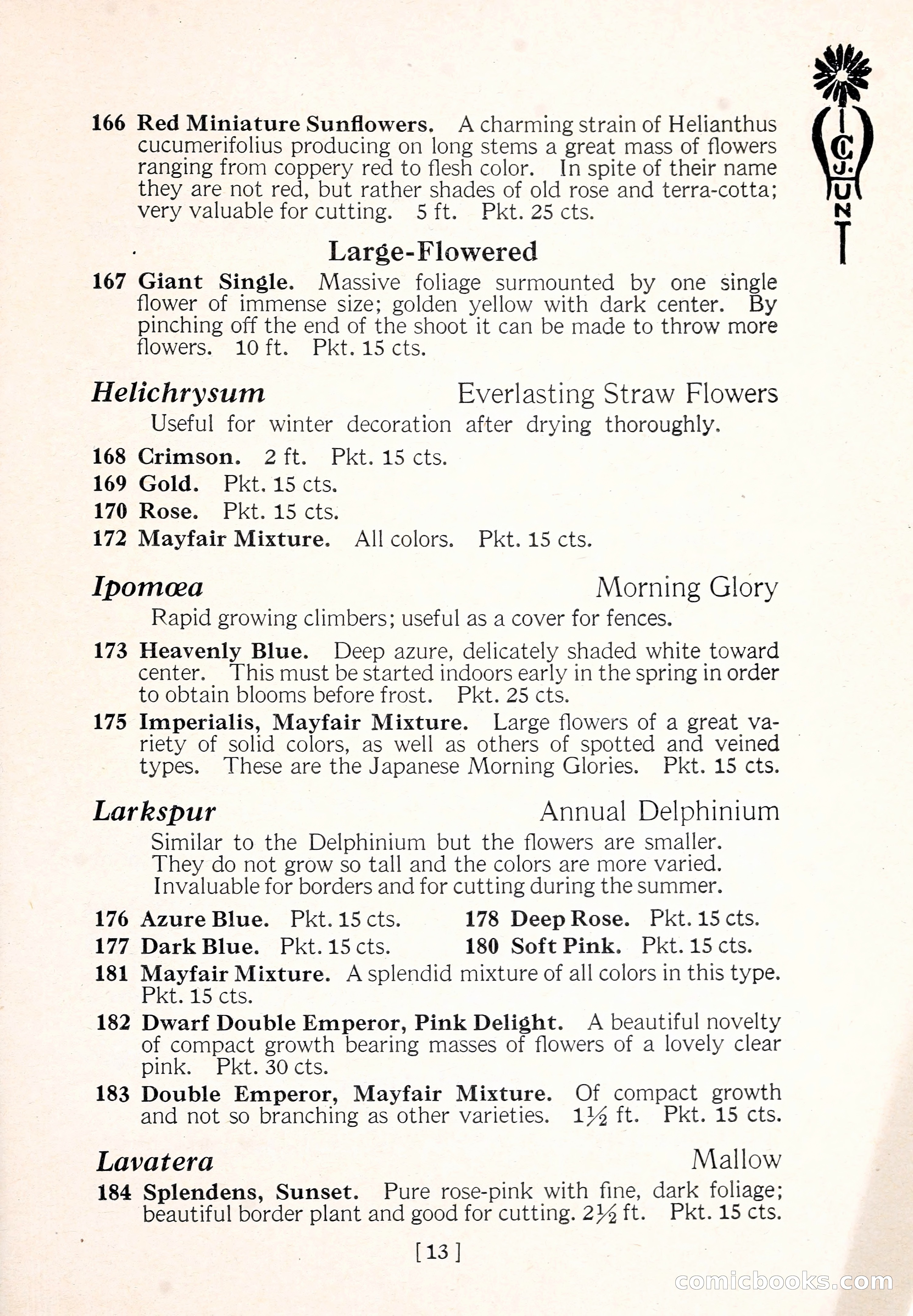 Blue Book of Flower Seeds and Gladioli — page 18 of 64