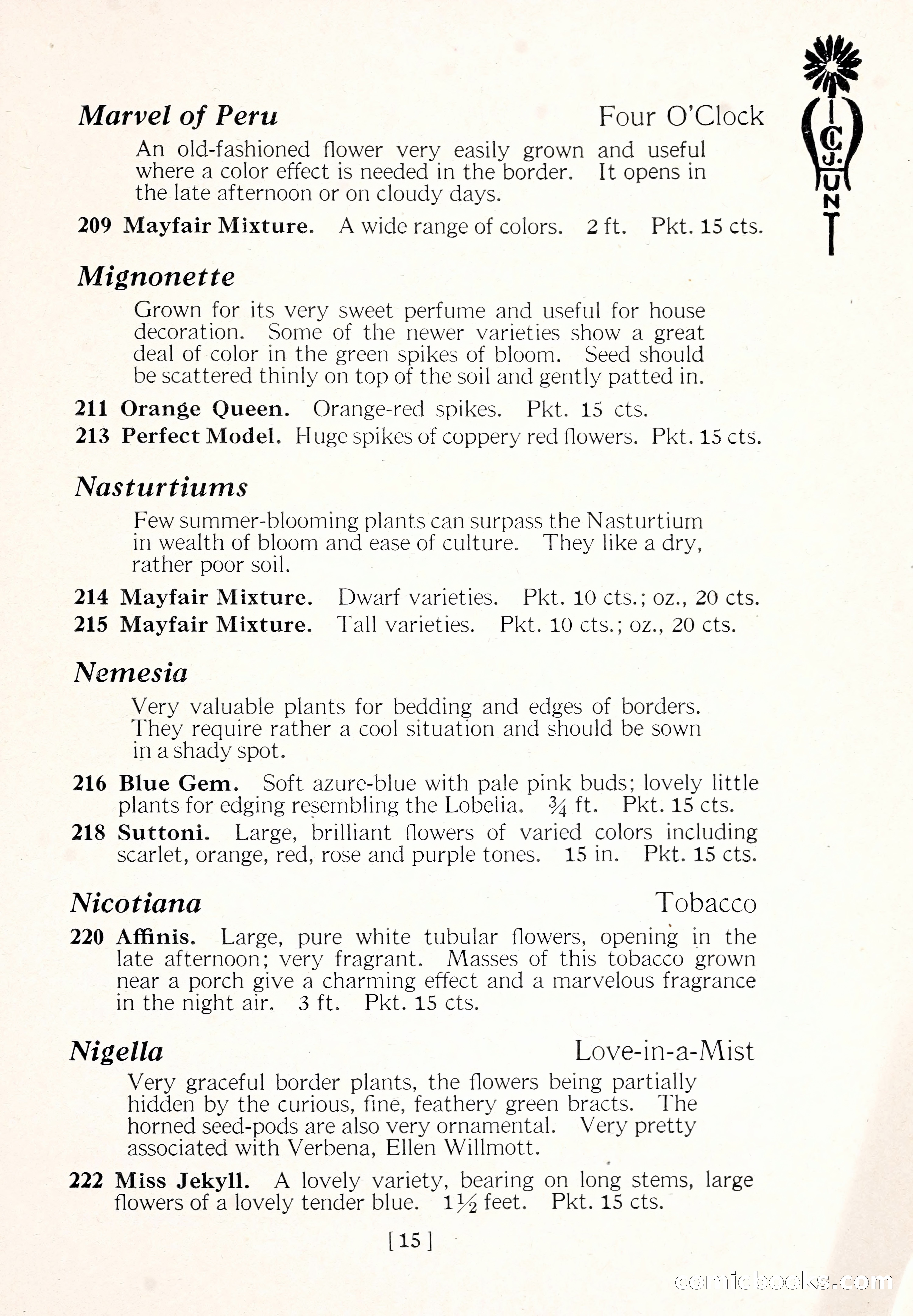 Blue Book of Flower Seeds and Gladioli — page 20 of 64