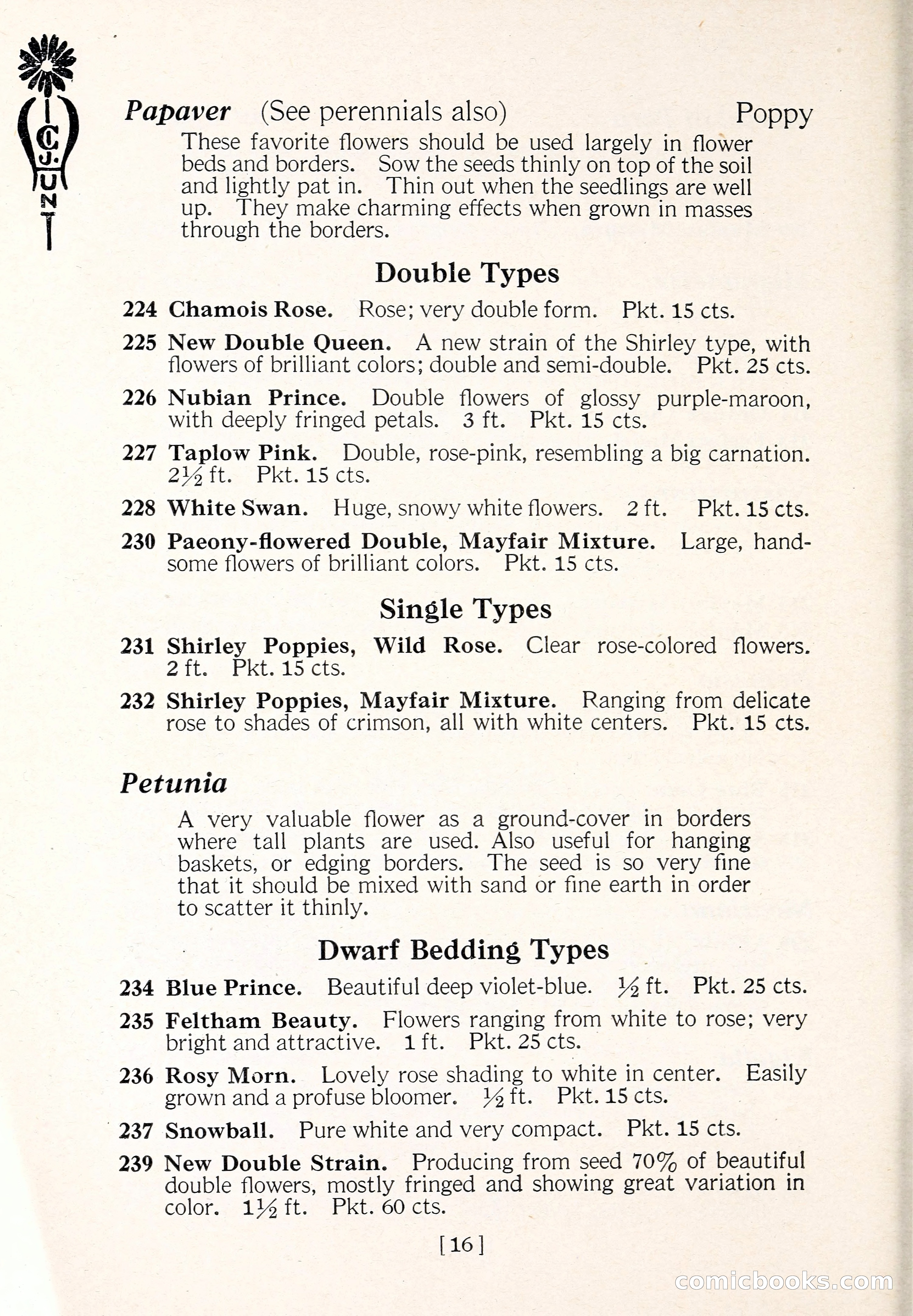 Blue Book of Flower Seeds and Gladioli — page 21 of 64