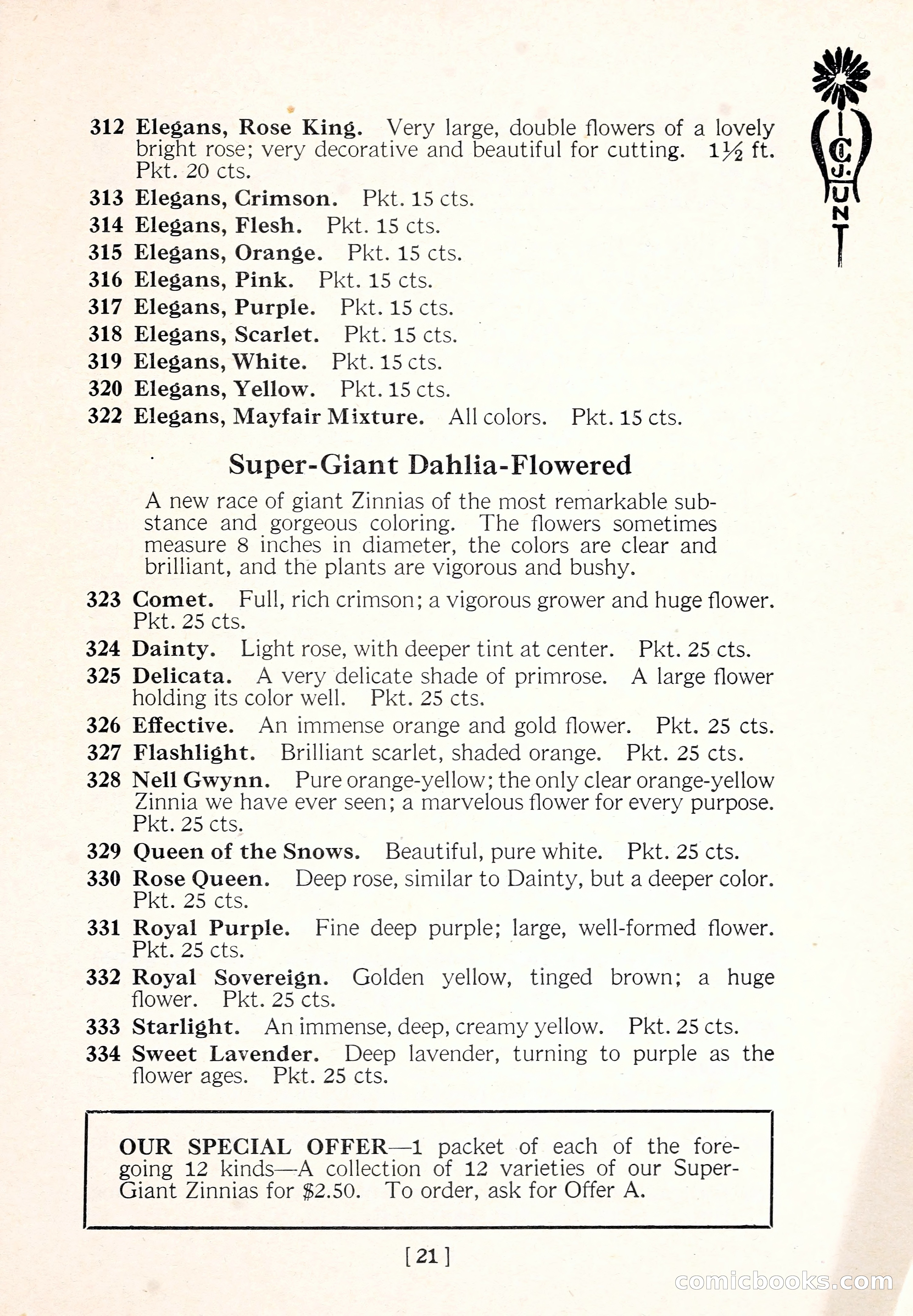 Blue Book of Flower Seeds and Gladioli — page 26 of 64