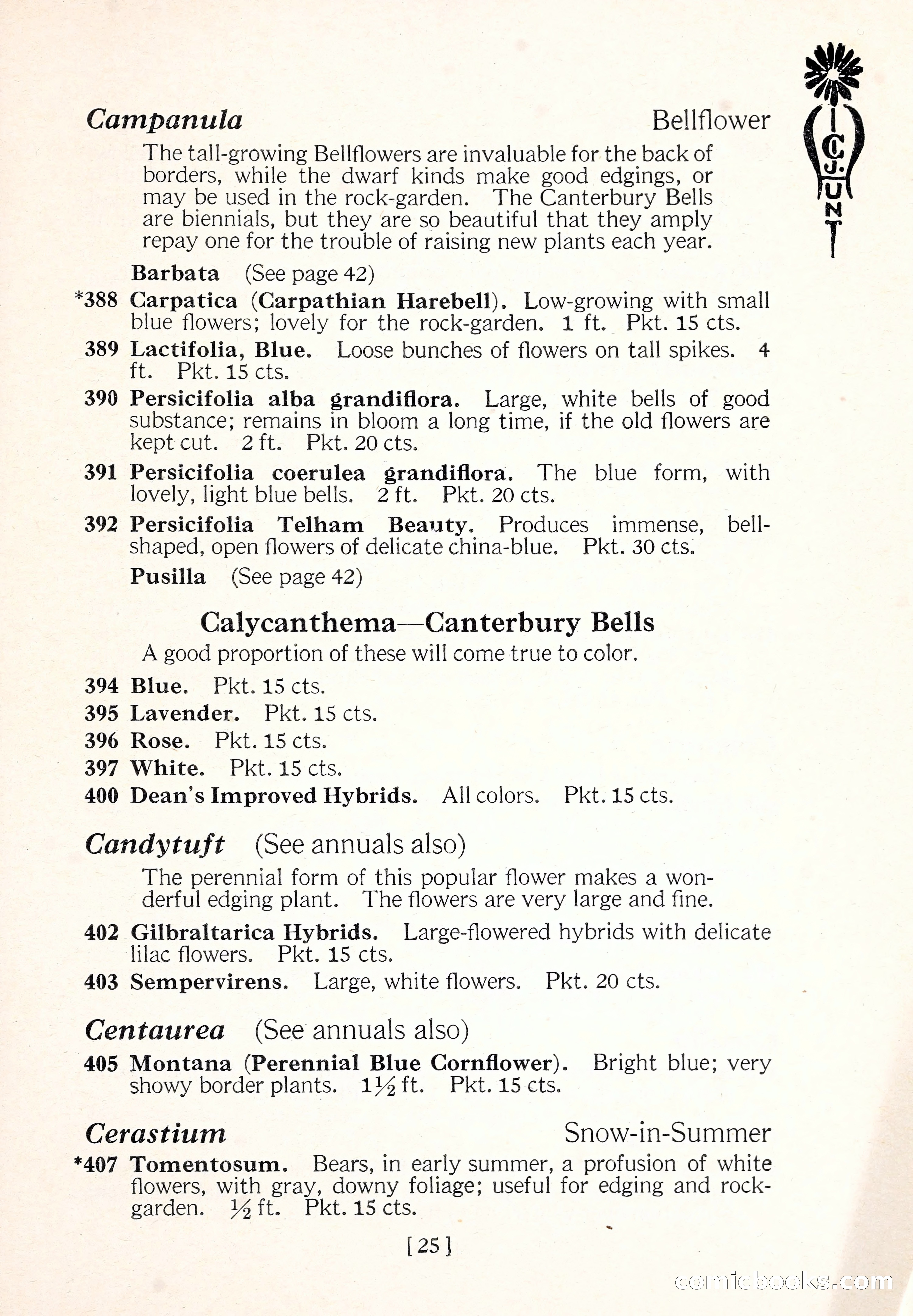Blue Book of Flower Seeds and Gladioli — page 30 of 64